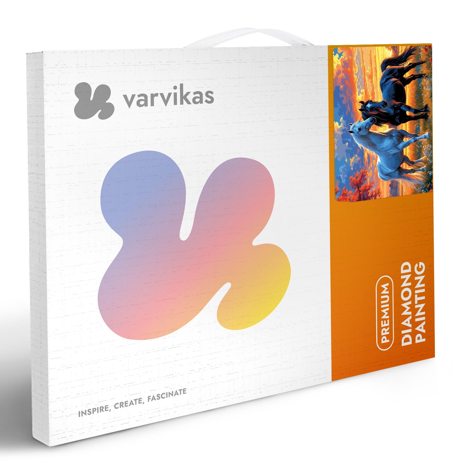 Diamond Painting - LG393e - Sunset Stallions – Diamond painting | Varvikas.Shop