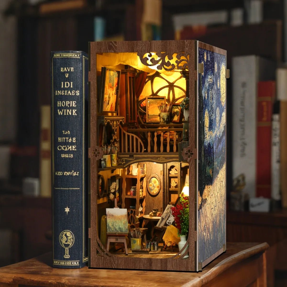 DIY Book Nook Kit (RoomBox), A World Within the Frame (BV02015) – Roombox | Varvikas