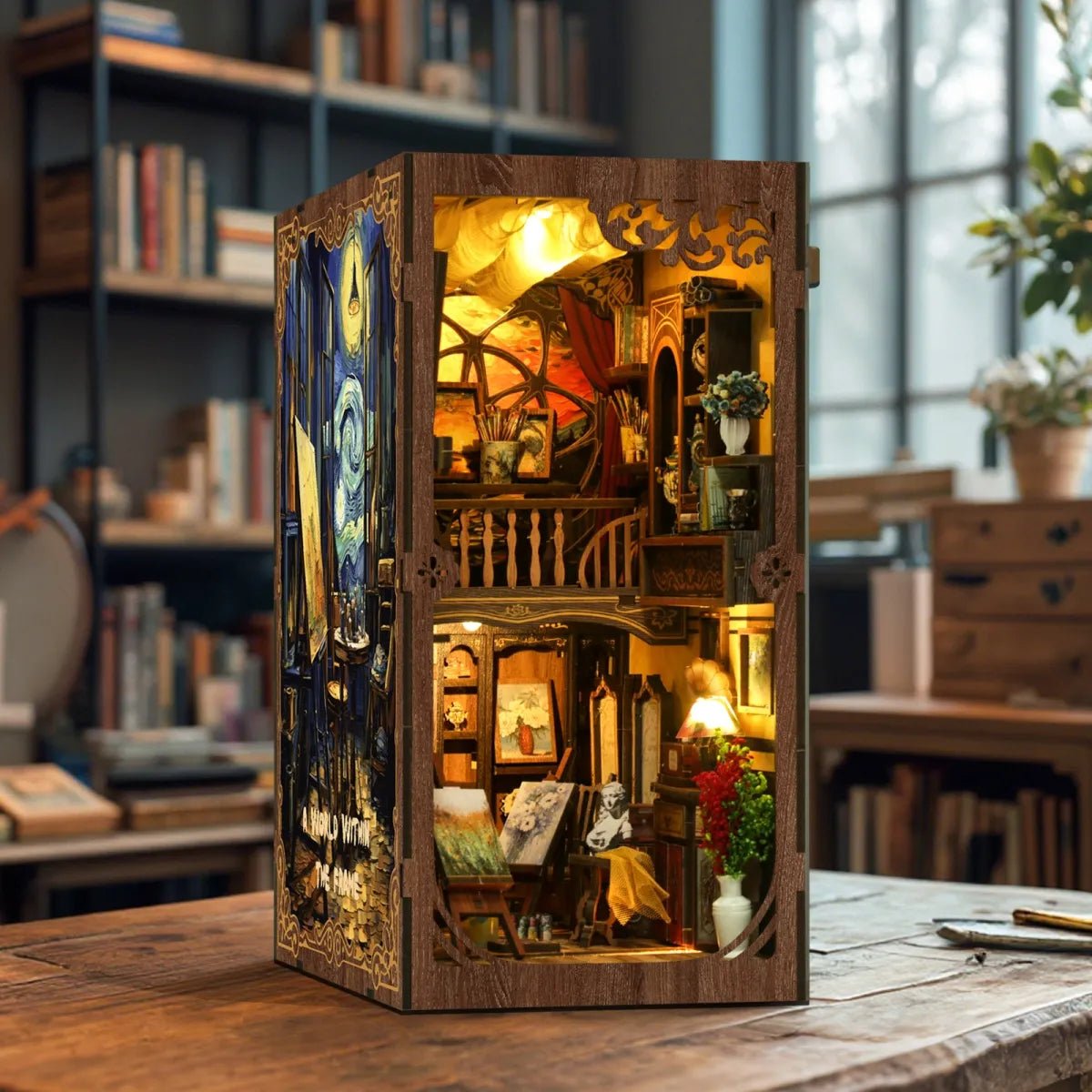 DIY Book Nook Kit (RoomBox), A World Within the Frame (BV02015) – Roombox | Varvikas