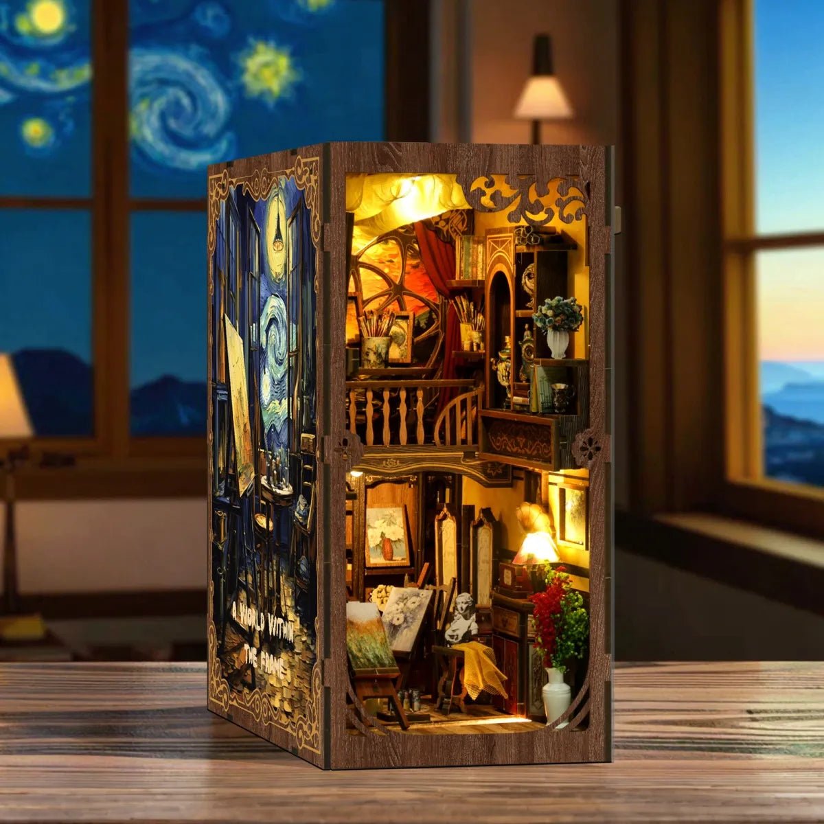 DIY Book Nook Kit (RoomBox), A World Within the Frame (BV02015) – Roombox | Varvikas
