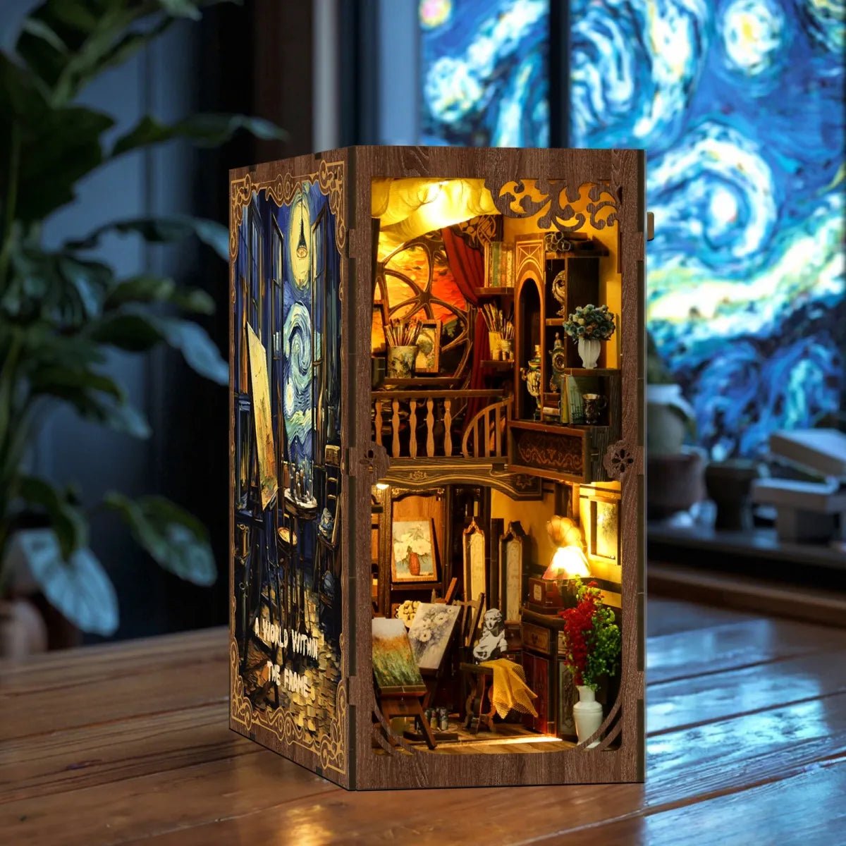 DIY Book Nook Kit (RoomBox), A World Within the Frame (BV02015) – Roombox | Varvikas