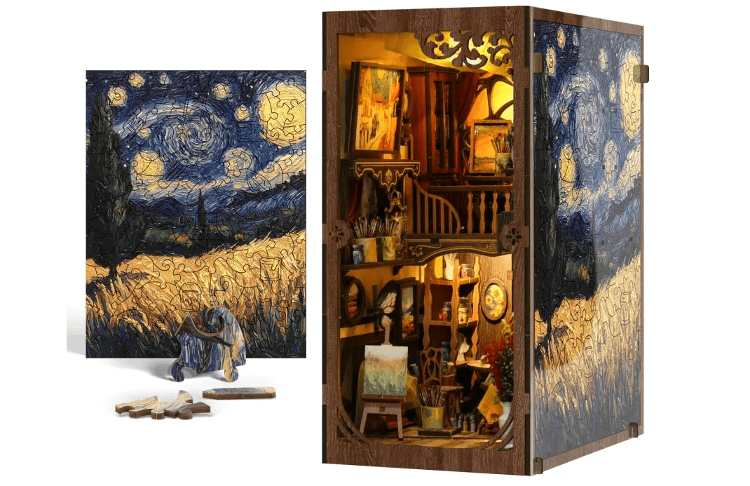 DIY Book Nook Kit (RoomBox), A World Within the Frame (BV02015) – Roombox | Varvikas