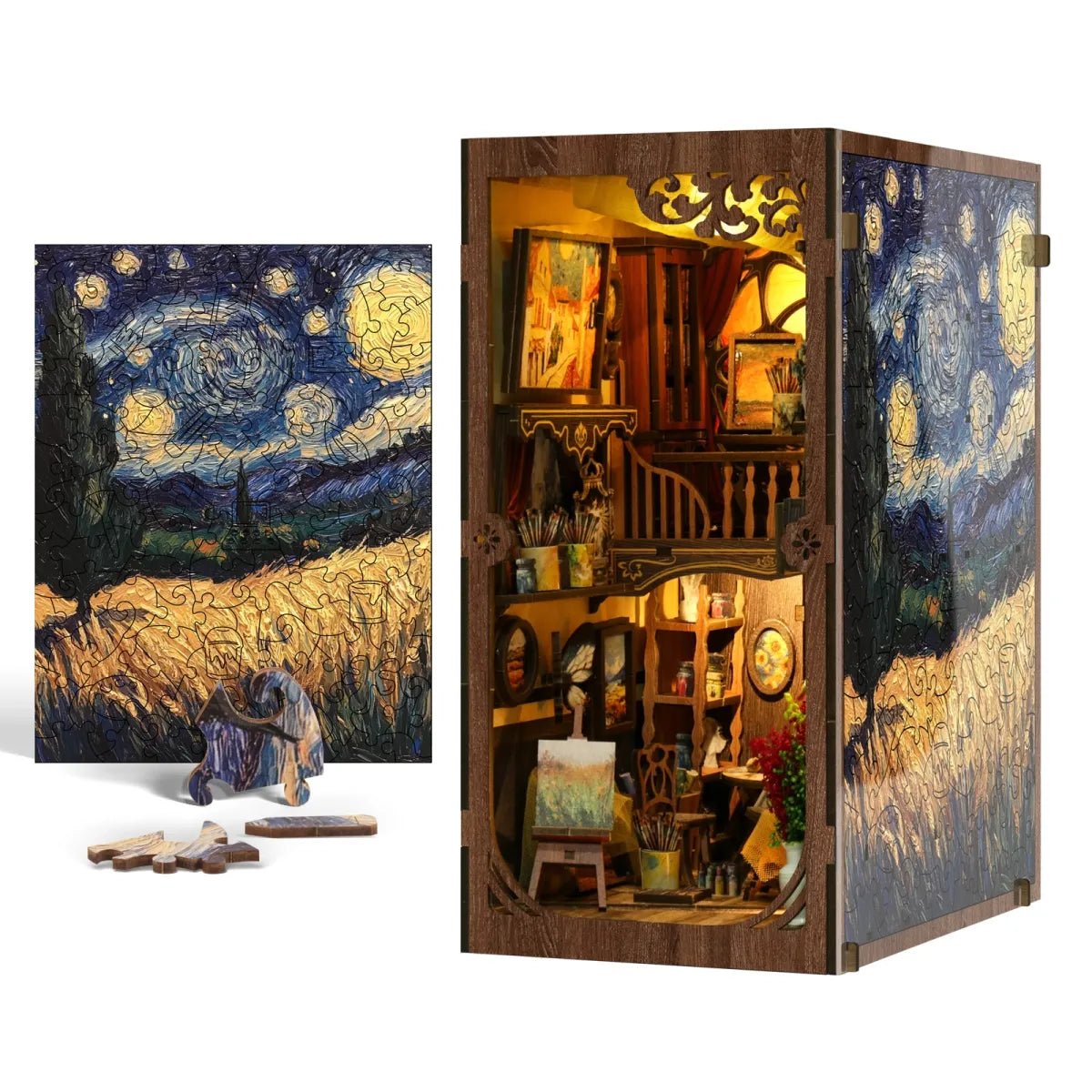 DIY Book Nook Kit (RoomBox), A World Within the Frame (BV02015) – Roombox | Varvikas