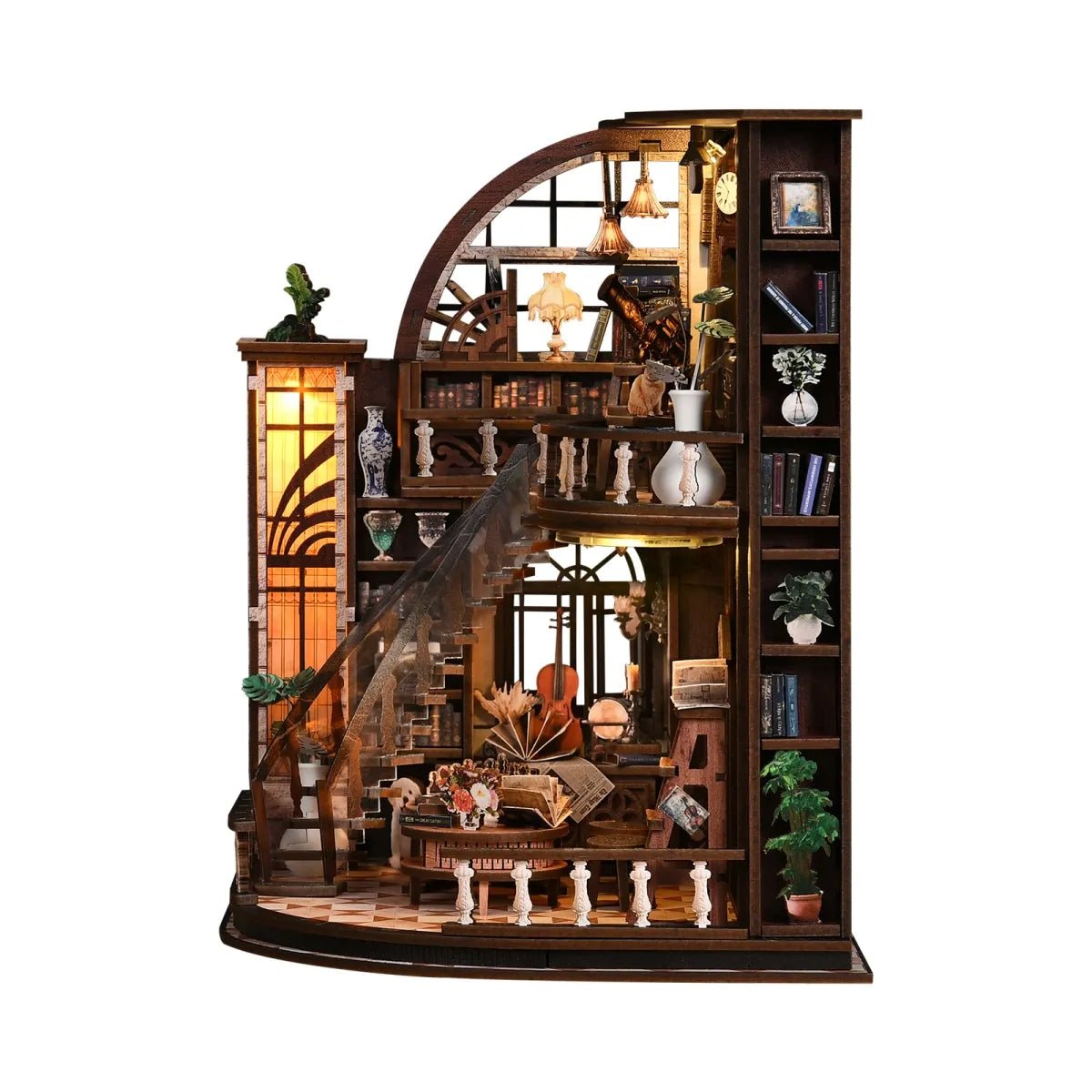 DIY Book Nook Kit (RoomBox), Bacchus Bookstore (AW02005) – Roombox | Varvikas