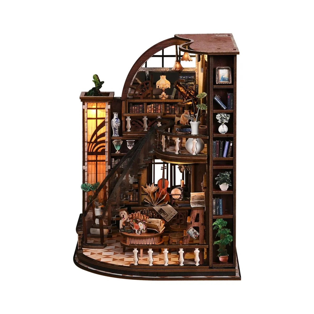 DIY Book Nook Kit (RoomBox), Bacchus Bookstore (AW02005) – Roombox | Varvikas