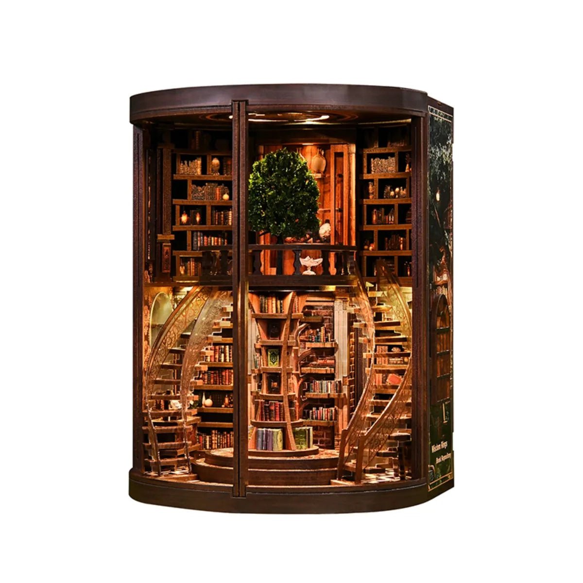 DIY Book Nook Kit (RoomBox), Wisdom Rings Book Repository (AH01005) – Roombox | Varvikas