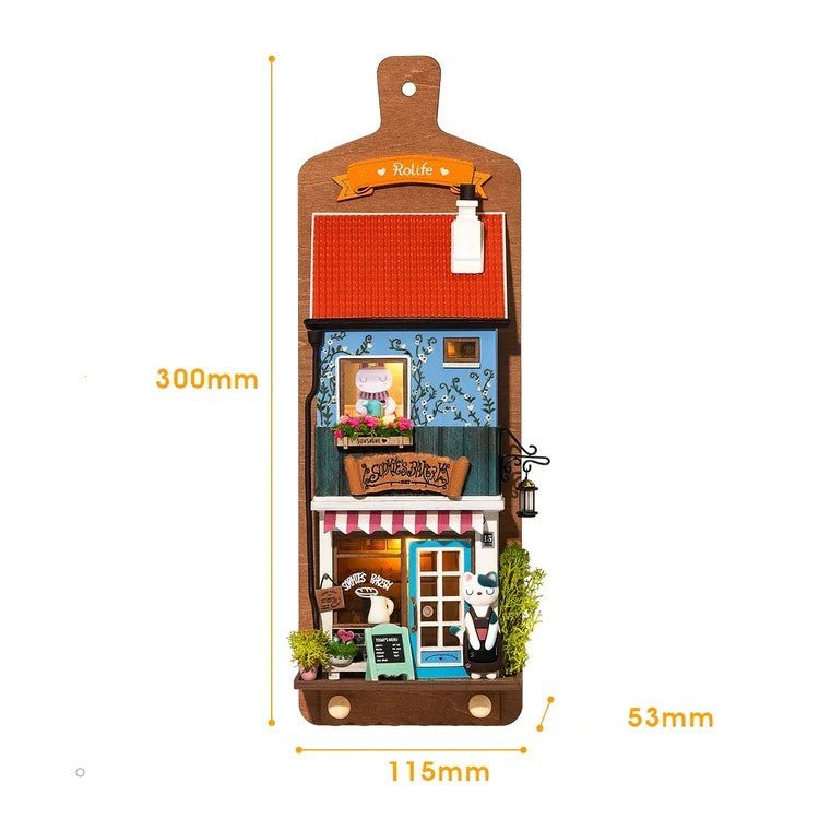 DIY Miniature House Kit (RoomBox) | Aroma Toast Lab (RDS019e) – Roombox | Varvikas.Shop