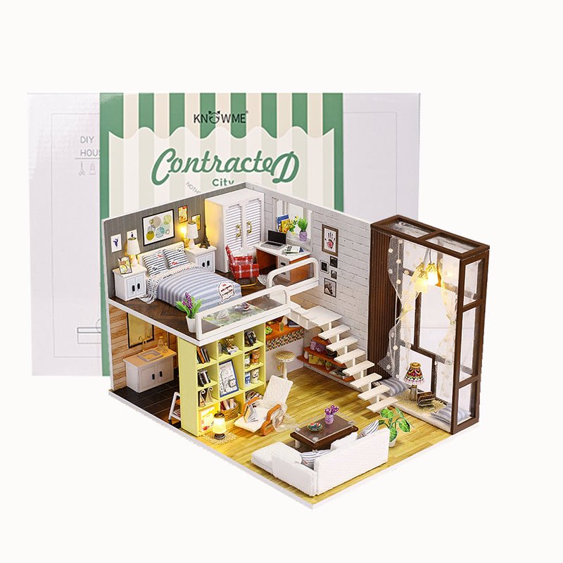 DIY Miniature House Kit (RoomBox), Contracted City (K - 028) – Roombox | Varvikas.Shop