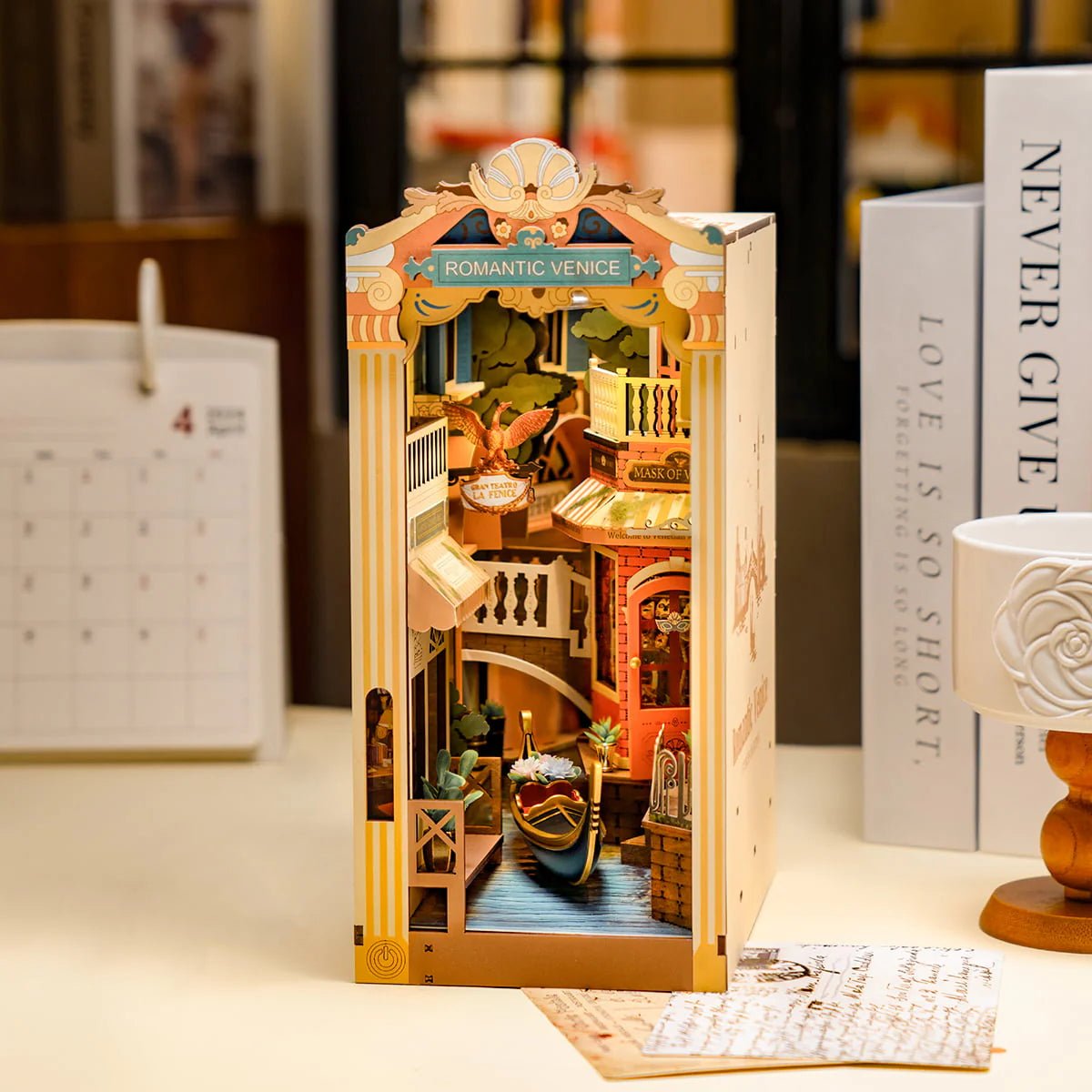 DIY Miniature House Kit (RoomBox) | Romantic Venice (RDS011e) – Roombox | Varvikas.Shop