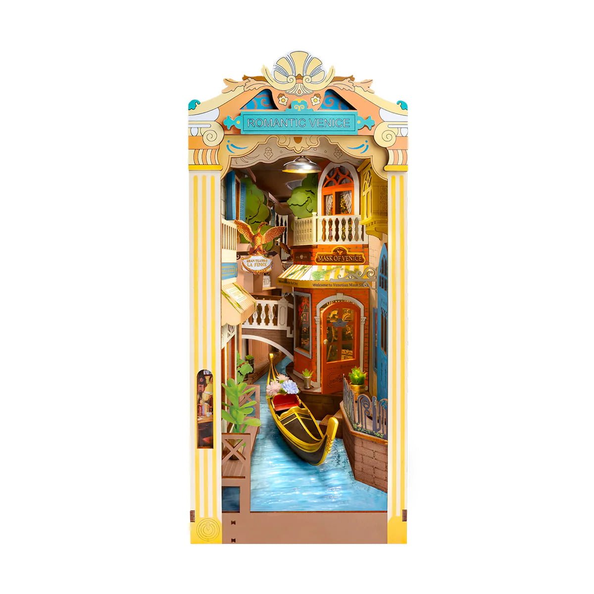 DIY Miniature House Kit (RoomBox) | Romantic Venice (RDS011e) – Roombox | Varvikas.Shop