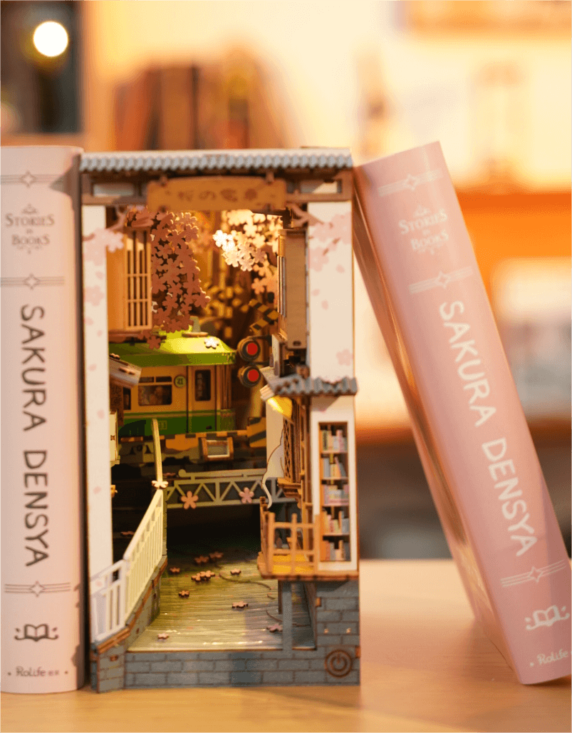 DIY Miniature House Kit (RoomBox) | Sakura Densya (RDS009e) – Roombox | Varvikas.Shop