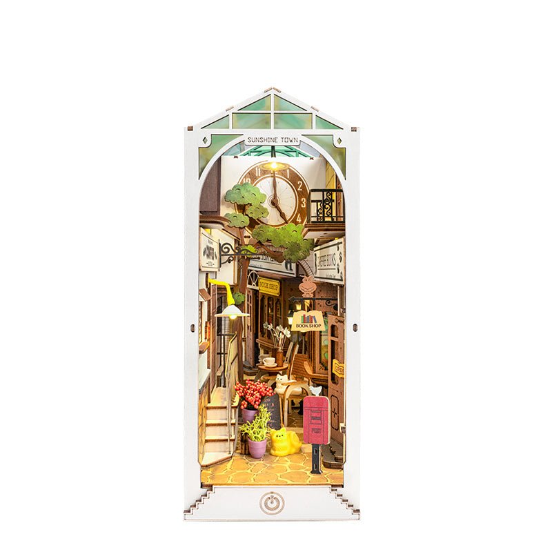 DIY Miniature House Kit (RoomBox) | Sunshine Town (RDS007e) – Roombox | Varvikas.Shop
