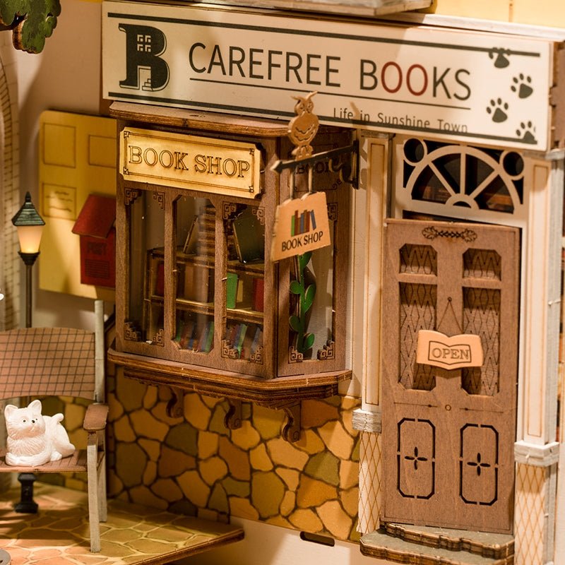 DIY Miniature House Kit (RoomBox) | Sunshine Town (RDS007e) – Roombox | Varvikas.Shop