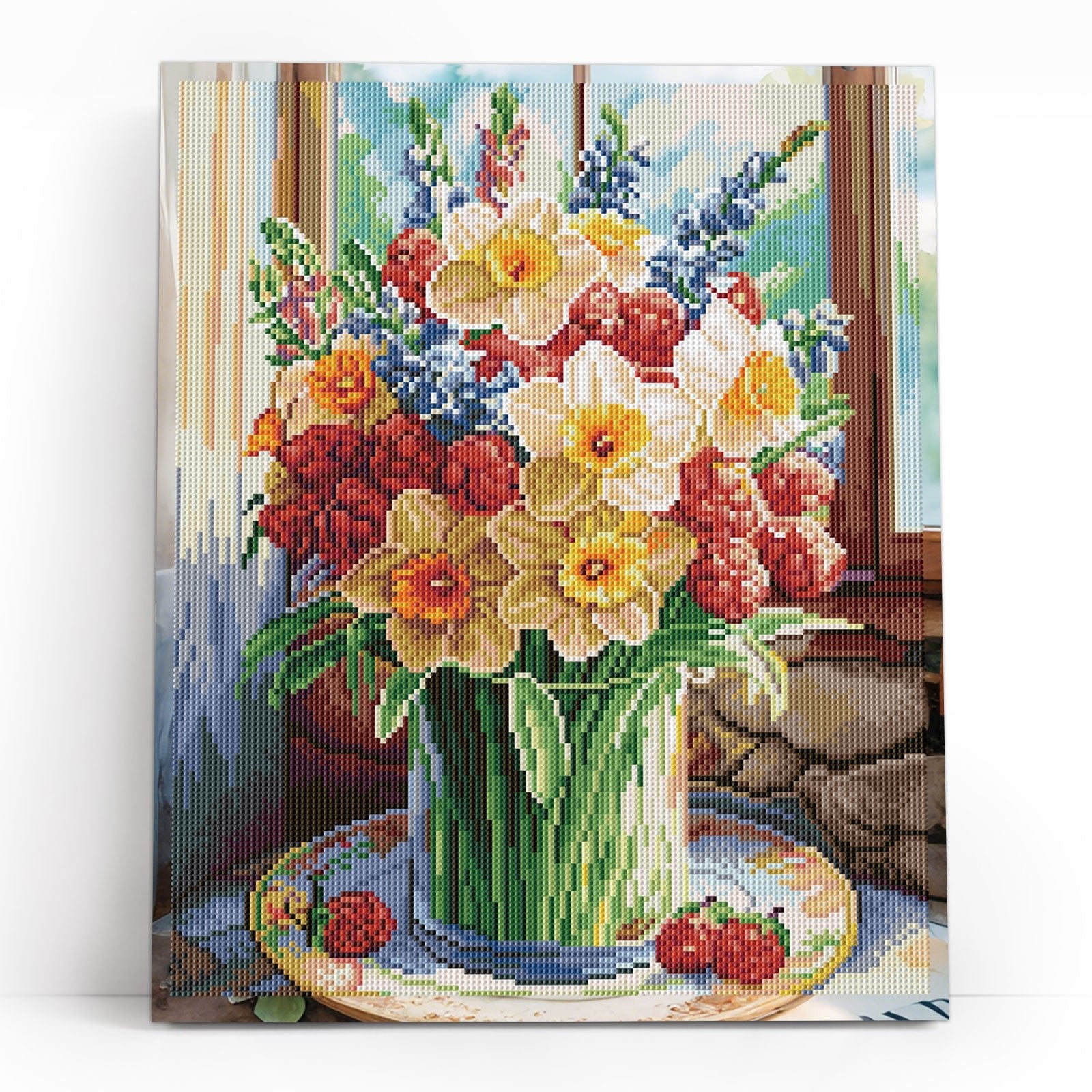 LG389e - Summer in a Vase – Diamond painting | Varvikas.Shop