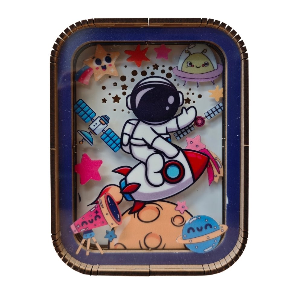 OC001e - Rocket Night – Wooden constructors | Varvikas.Shop