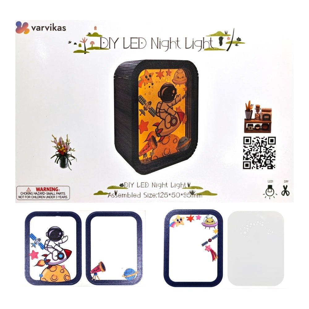 OC001e - Rocket Night – Wooden constructors | Varvikas.Shop