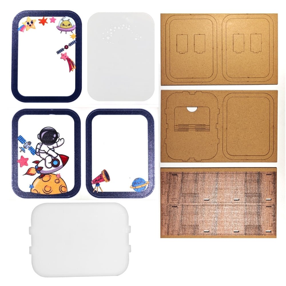 OC001e - Rocket Night – Wooden constructors | Varvikas.Shop