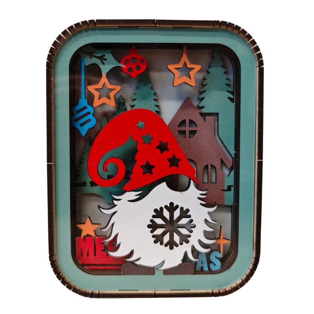 OC005e - Xmas Gnome – Wooden constructors | Varvikas.Shop