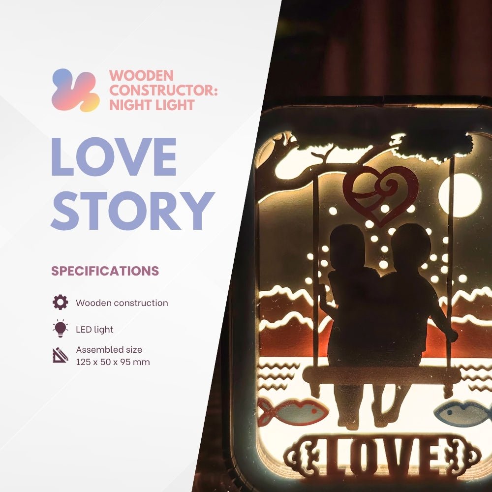 OC007e - Love Story – Wooden constructors | Varvikas.Shop