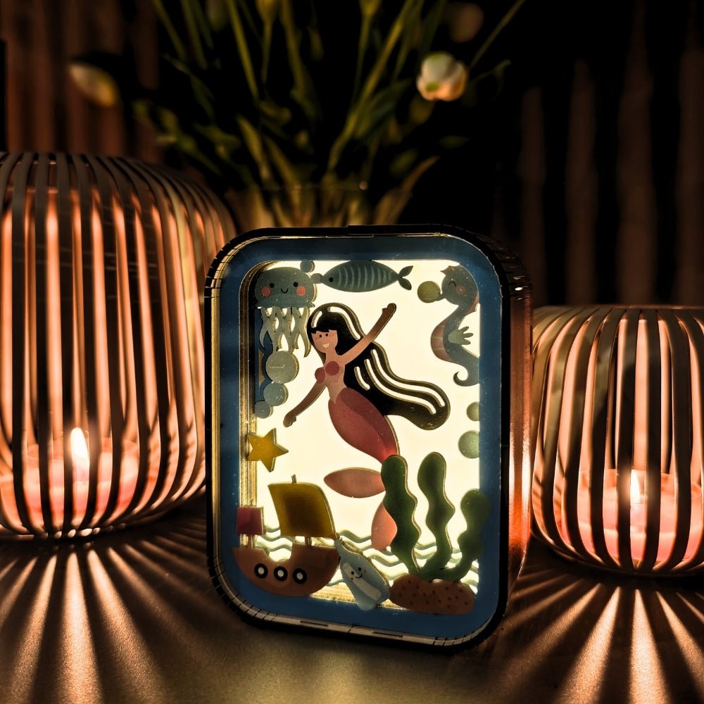 OC008e - Mermaid Light – Wooden constructors | Varvikas.Shop