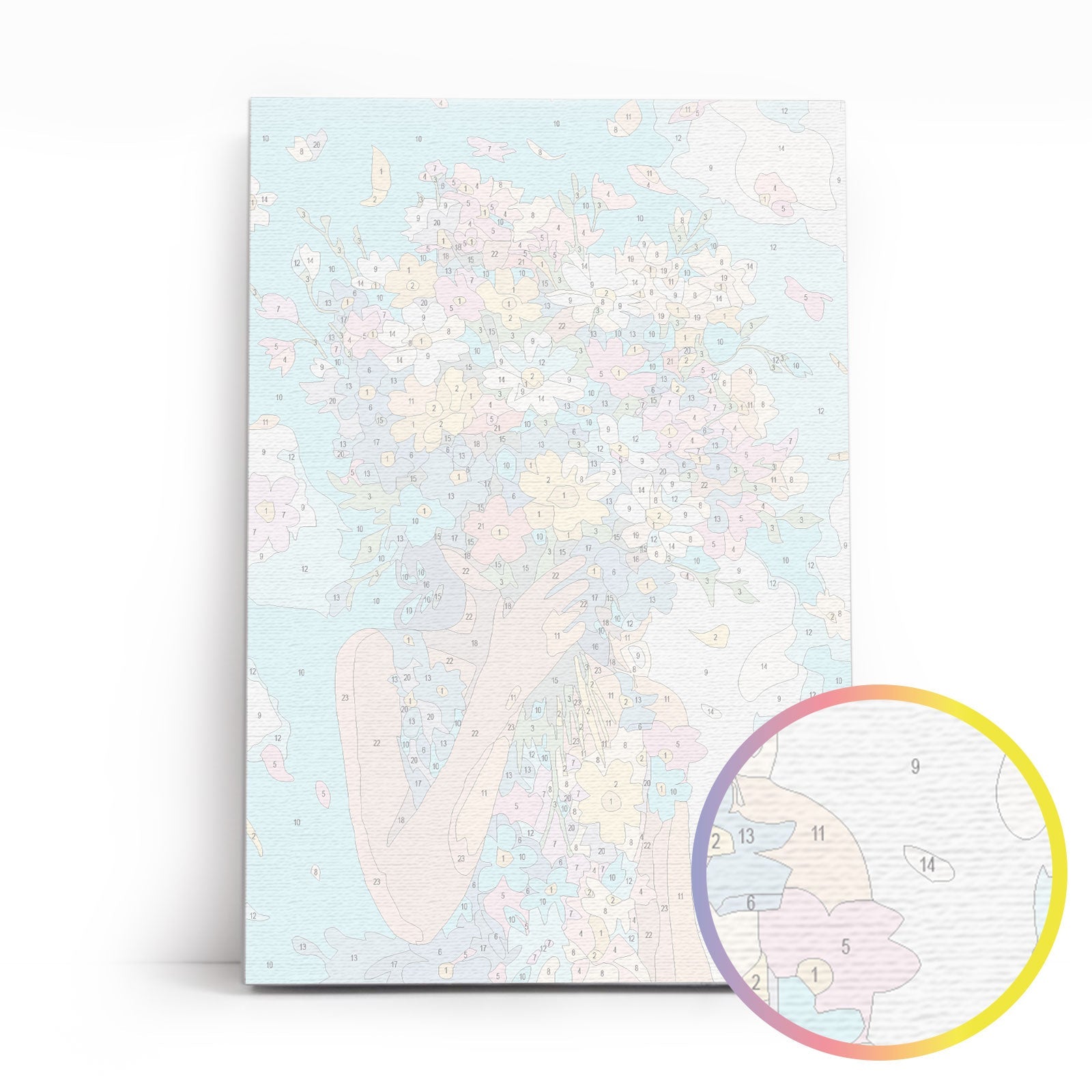 Paint by Numbers 20×30 cm, Fragrance of Tenderness (MC1160e) – Painting by numbers | Varvikas.Shop