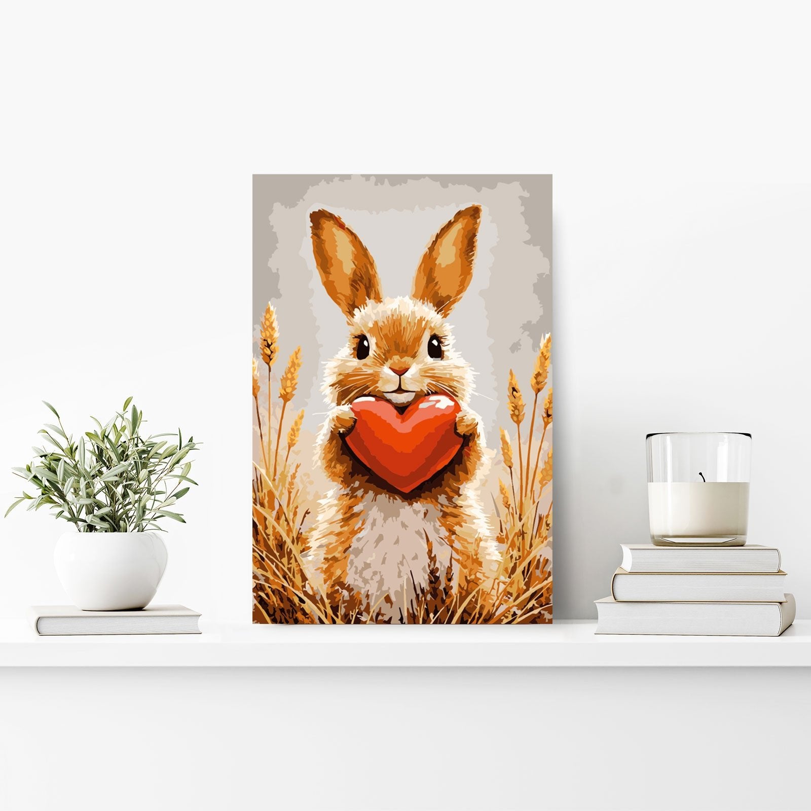 Paint by Numbers 20×30 cm, Gift from the Heart (MC1164e) – Painting by numbers | Varvikas