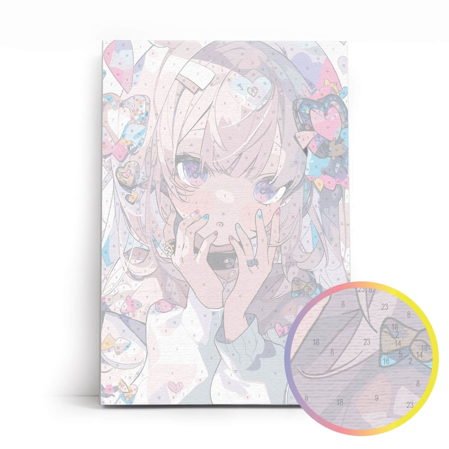 Paint by Numbers 20x30 cm | Anime girl (MC1145e) – Painting by numbers | Varvikas.Shop