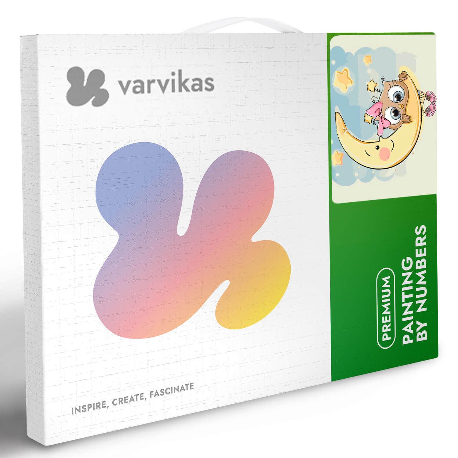 Paint by Numbers 20x30 cm | Baby on the moon (MC1082e) – Painting by numbers | Varvikas.Shop