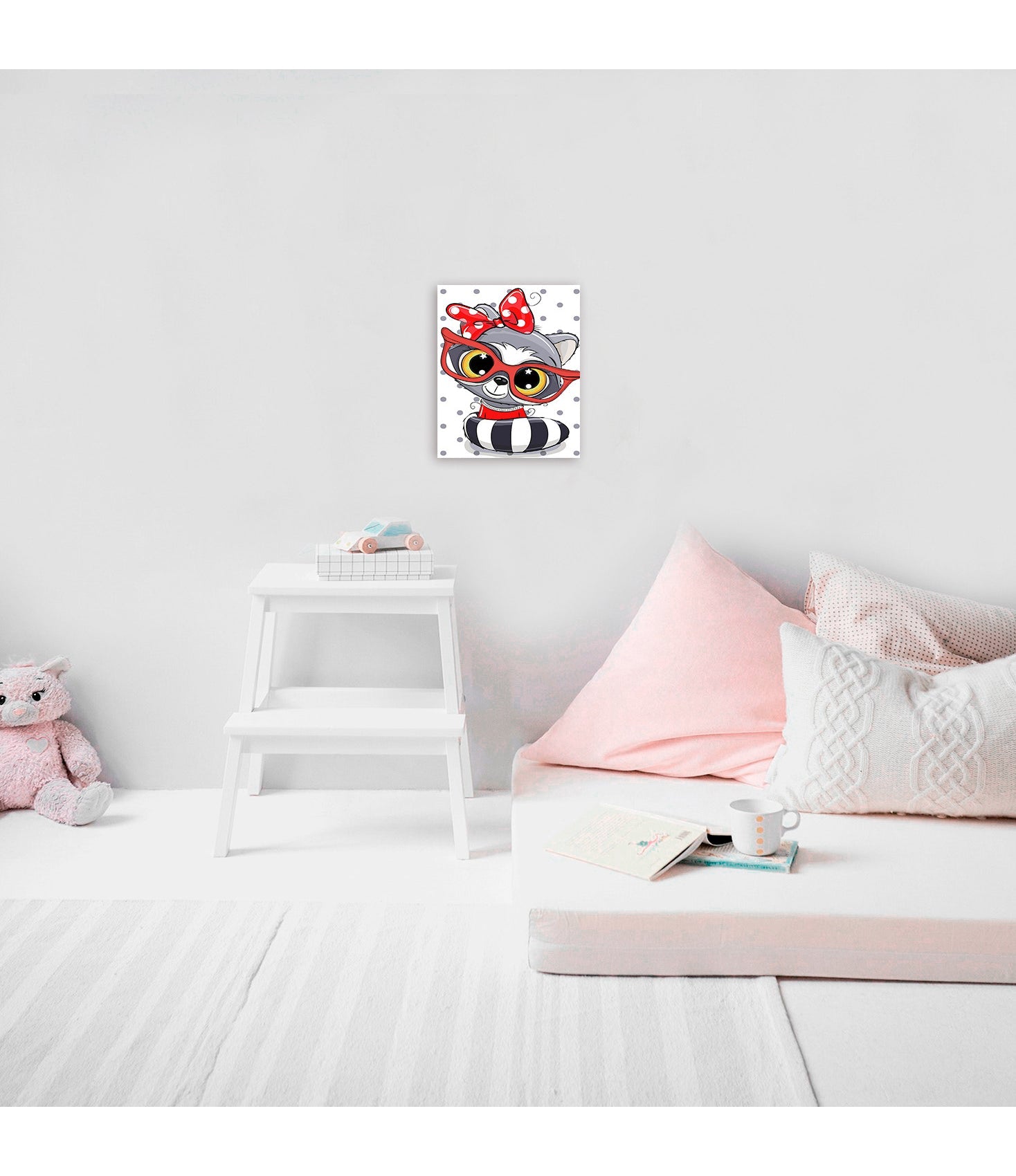 Paint by Numbers 20x30 cm | Baby Raccoon (MC1096e) – Painting by numbers | Varvikas.Shop