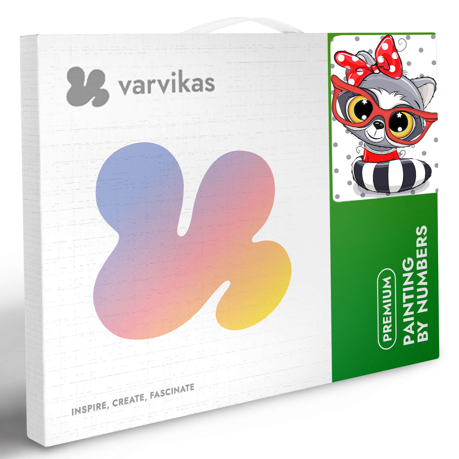 Paint by Numbers 20x30 cm | Baby Raccoon (MC1096e) – Painting by numbers | Varvikas.Shop