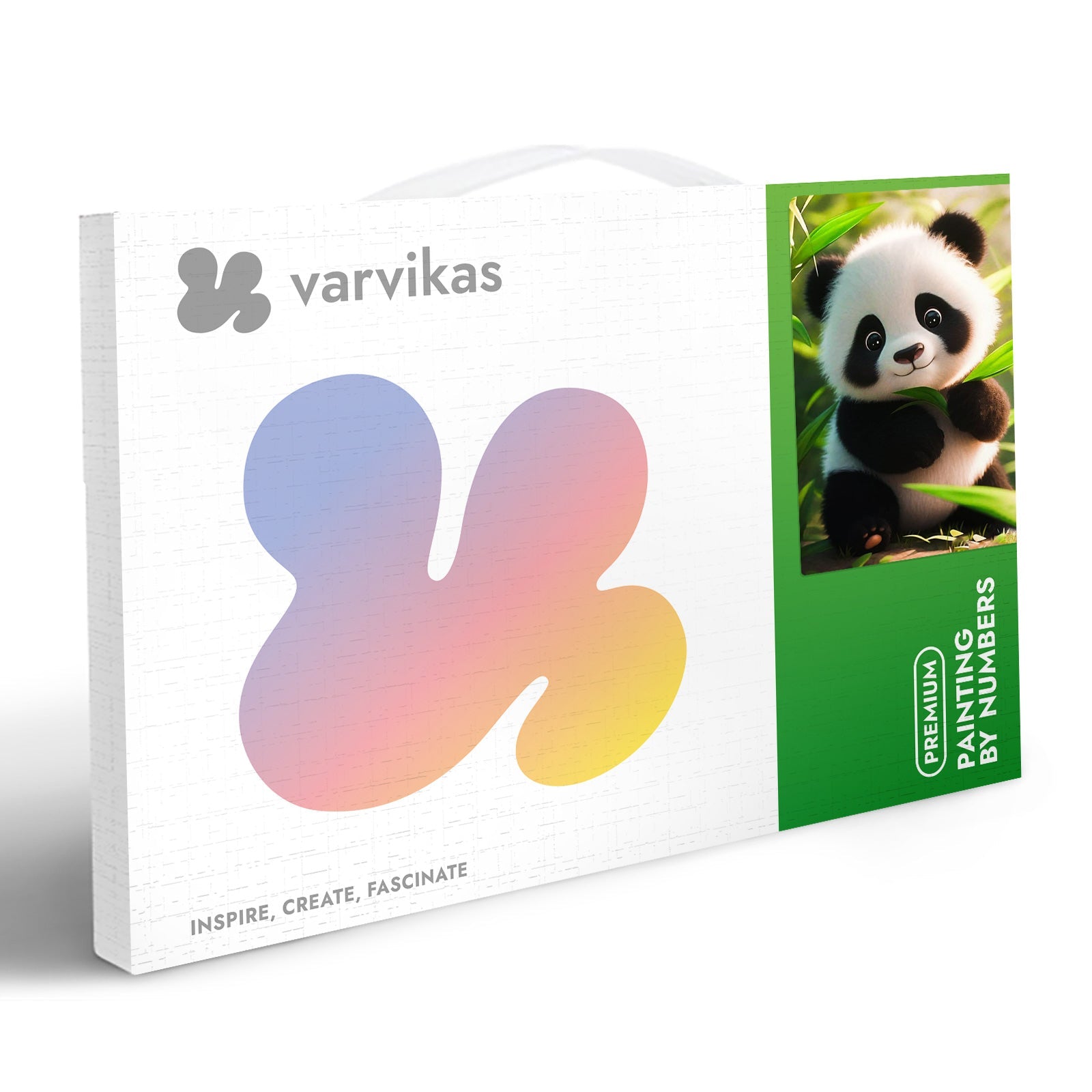 Paint by Numbers 20x30 cm | Cute panda (MC1144e) – Painting by numbers | Varvikas.Shop