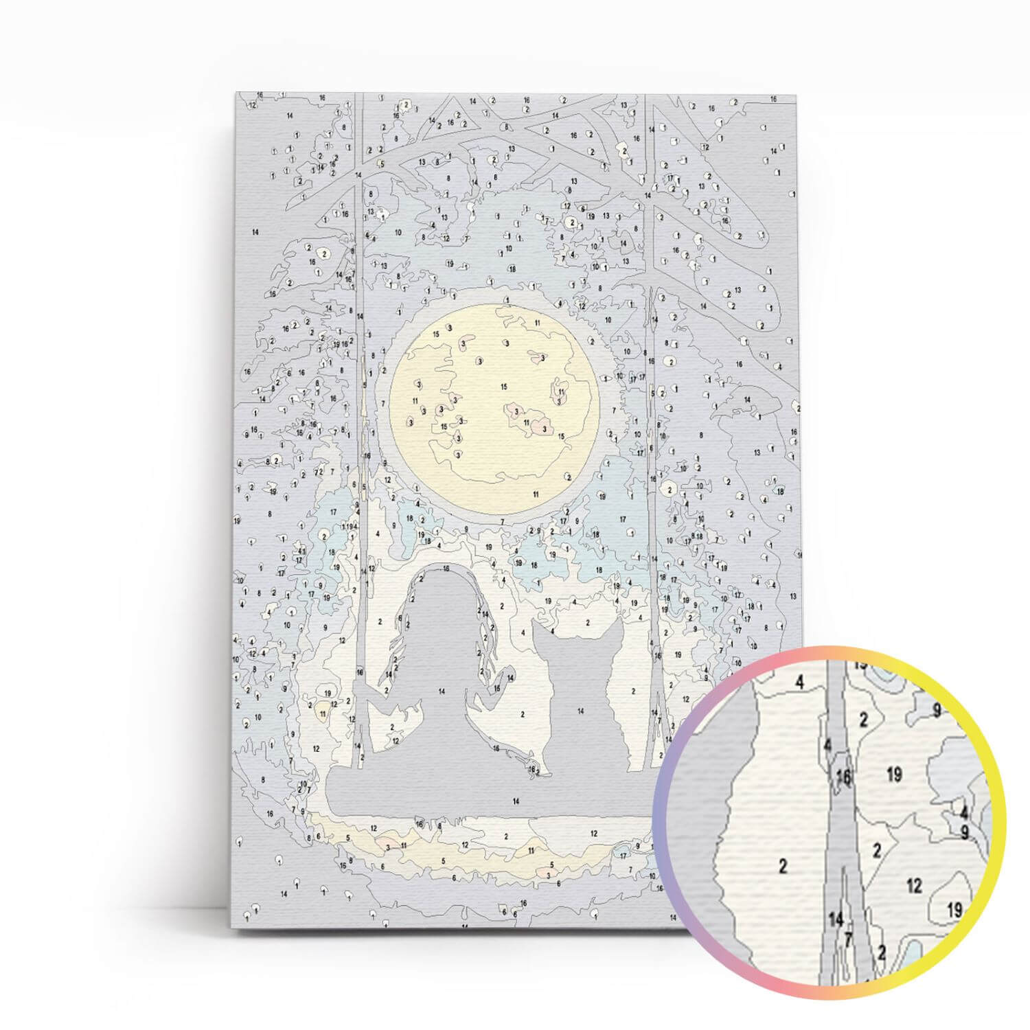 Paint by Numbers 20x30 cm | Dreams Beneath the Moon (MC1154e) – Painting by numbers | Varvikas.Shop