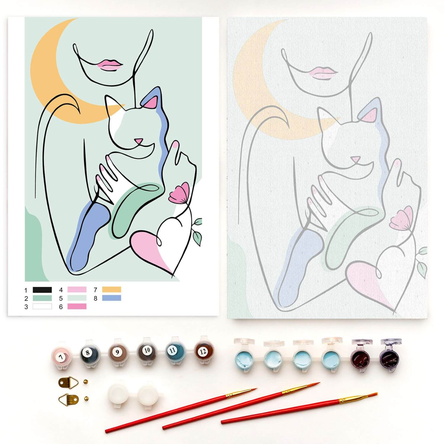 Paint by Numbers 20x30 cm | Embrace (MC1138e) – Painting by numbers | Varvikas.Shop