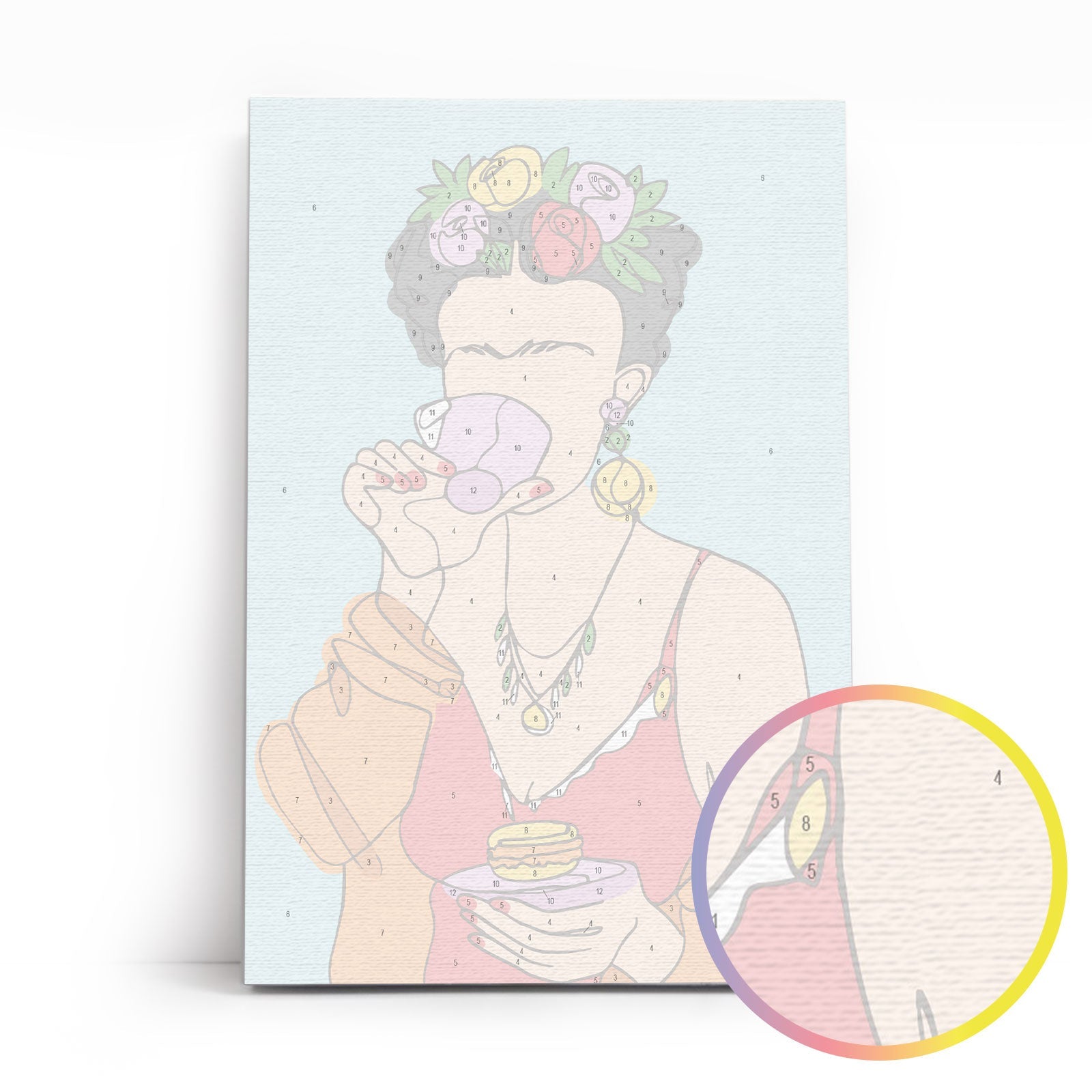 Paint by Numbers 20x30 cm | Frida Kahlo (MC1143e) – Painting by numbers | Varvikas.Shop