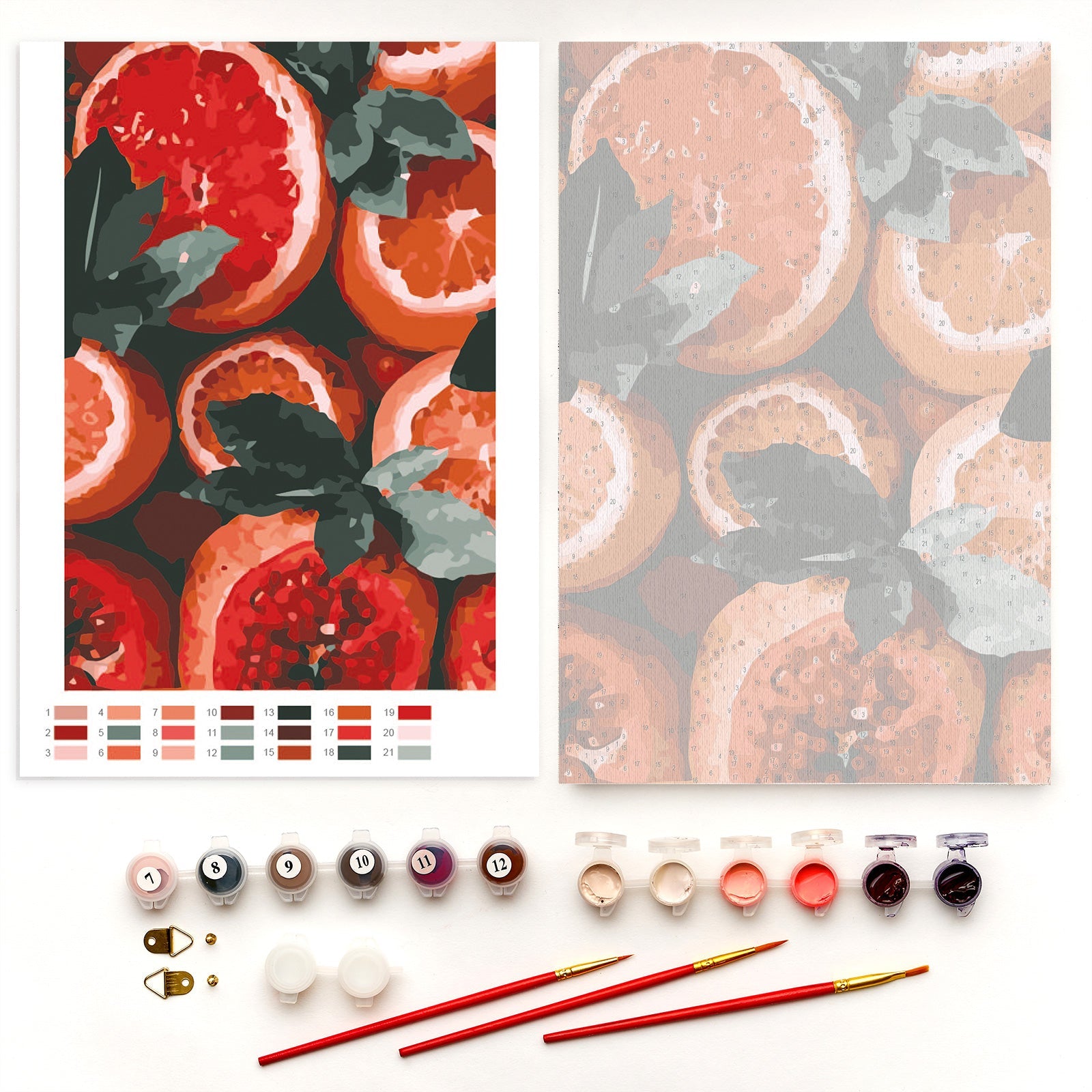 Paint by Numbers 20x30 cm | Fruity splash (MC1120e) – Painting by numbers | Varvikas.Shop