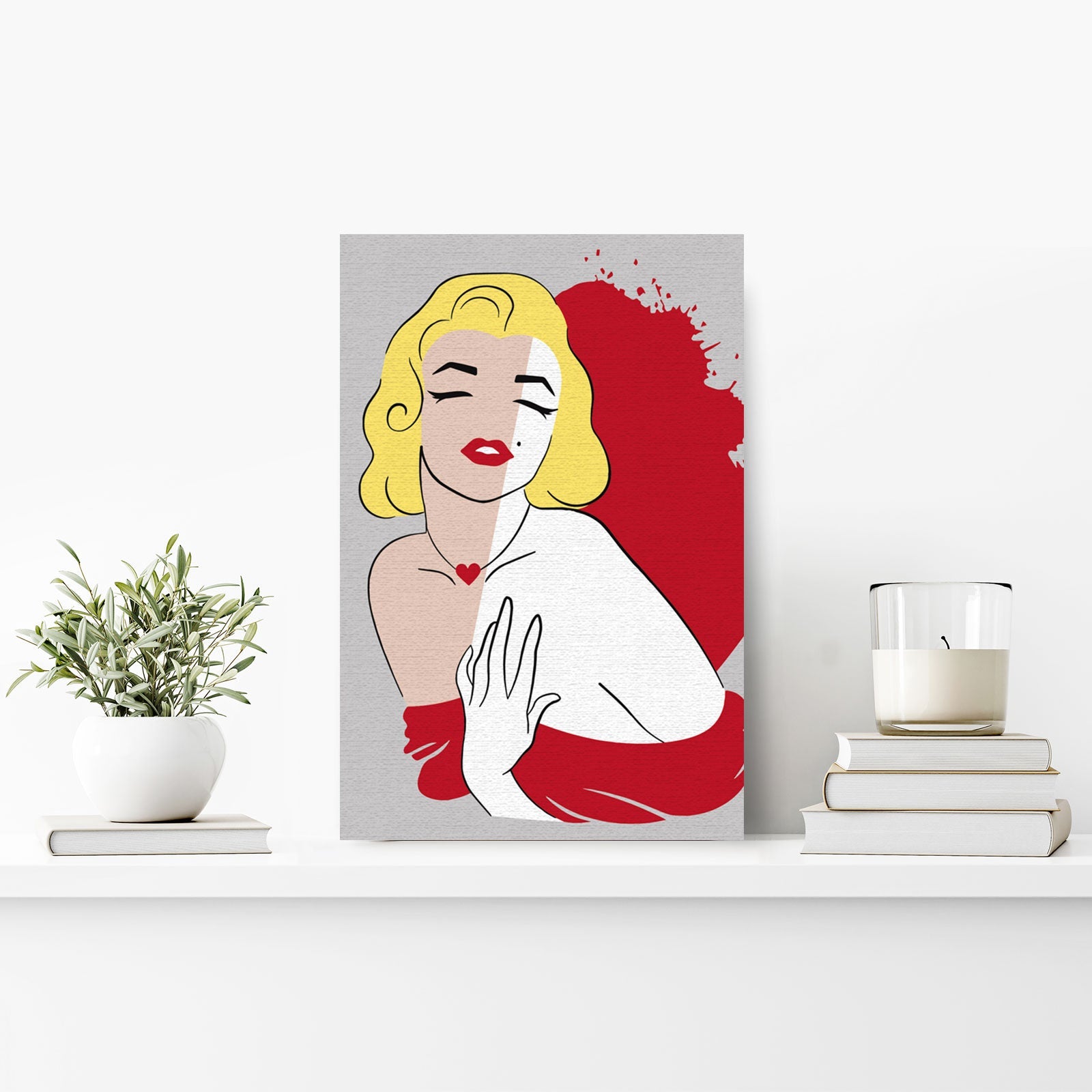 Paint by Numbers 20x30 cm | Hollywood diva (MC1141e) – Painting by numbers | Varvikas.Shop