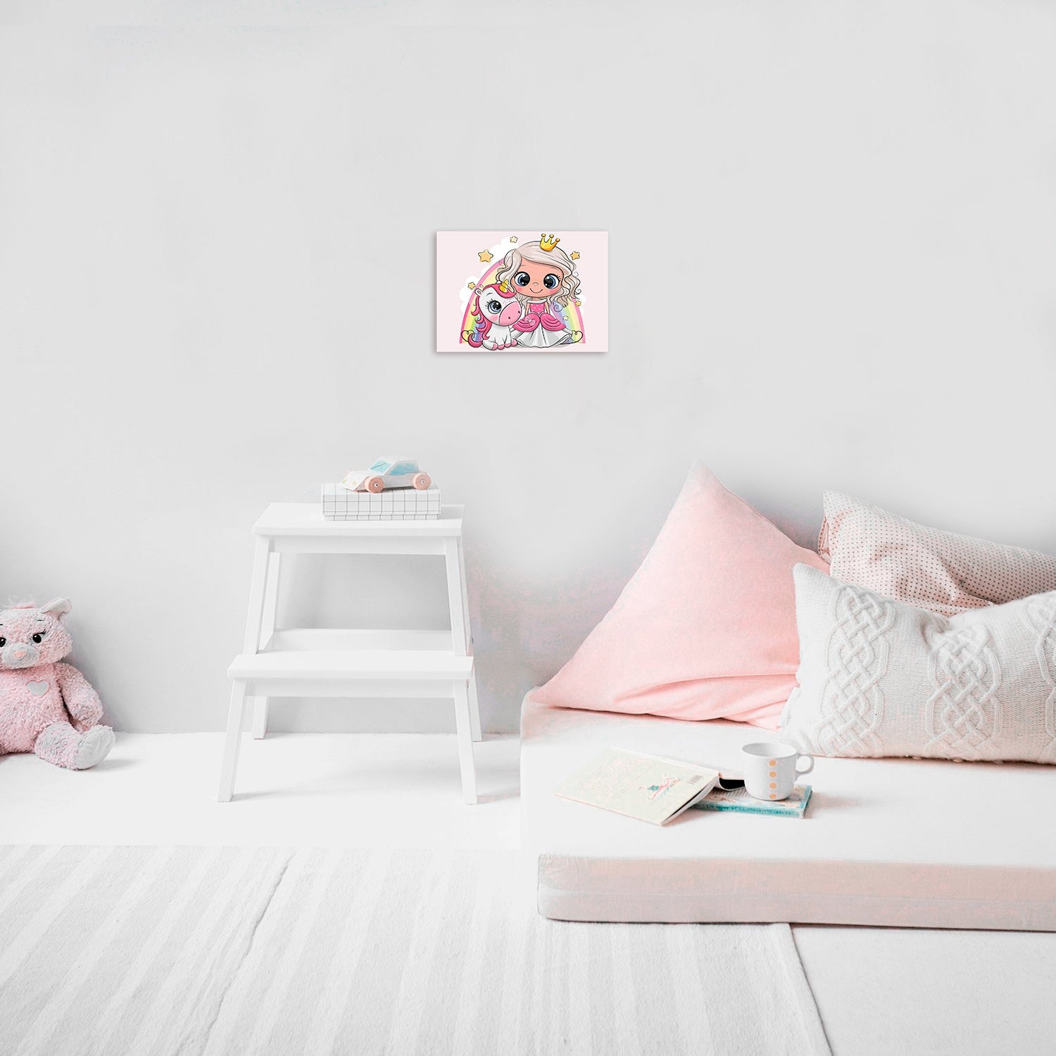 Paint by Numbers 20x30 cm | Little Princess with a Unicorn (MC1095e) – Painting by numbers | Varvikas.Shop