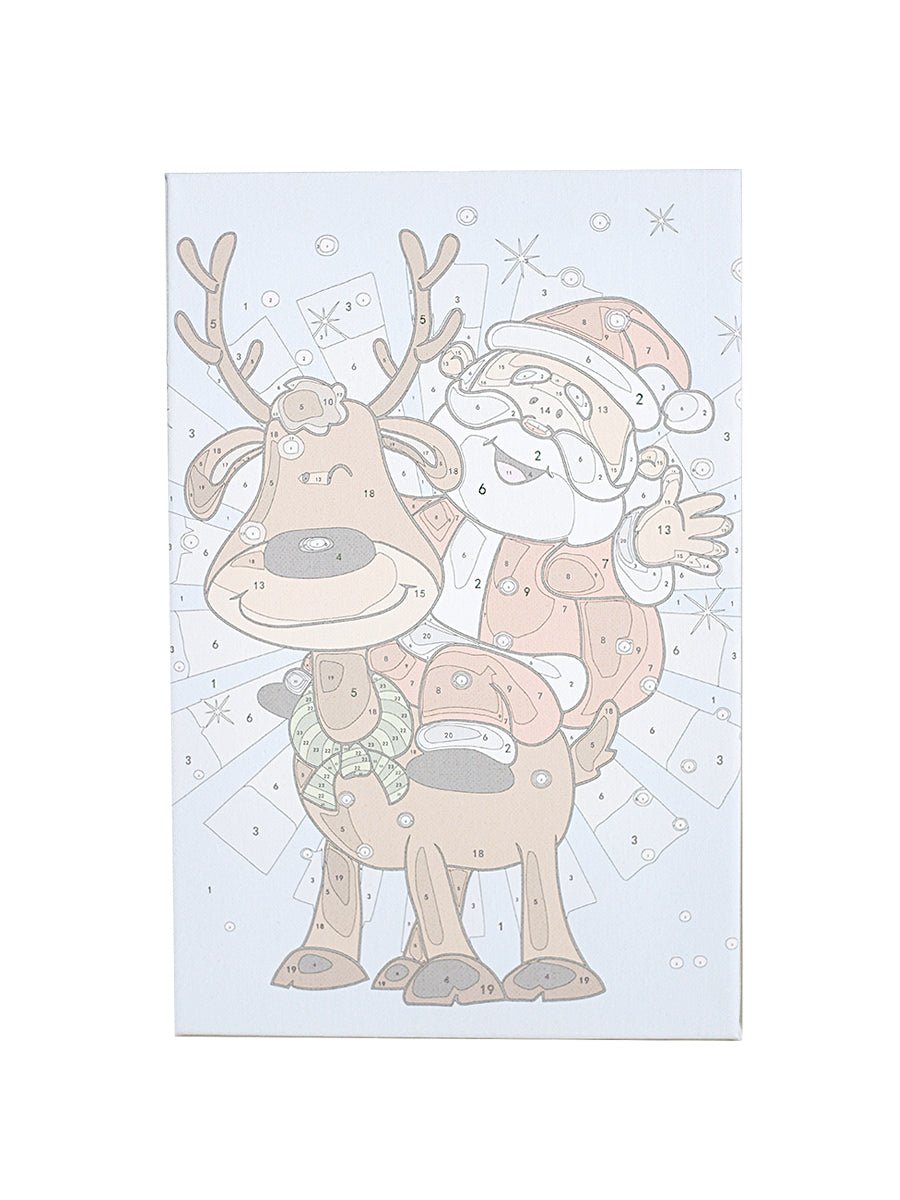 Paint by Numbers 20x30 cm | Merry Christmas (MC1087e) – Painting by numbers | Varvikas.Shop