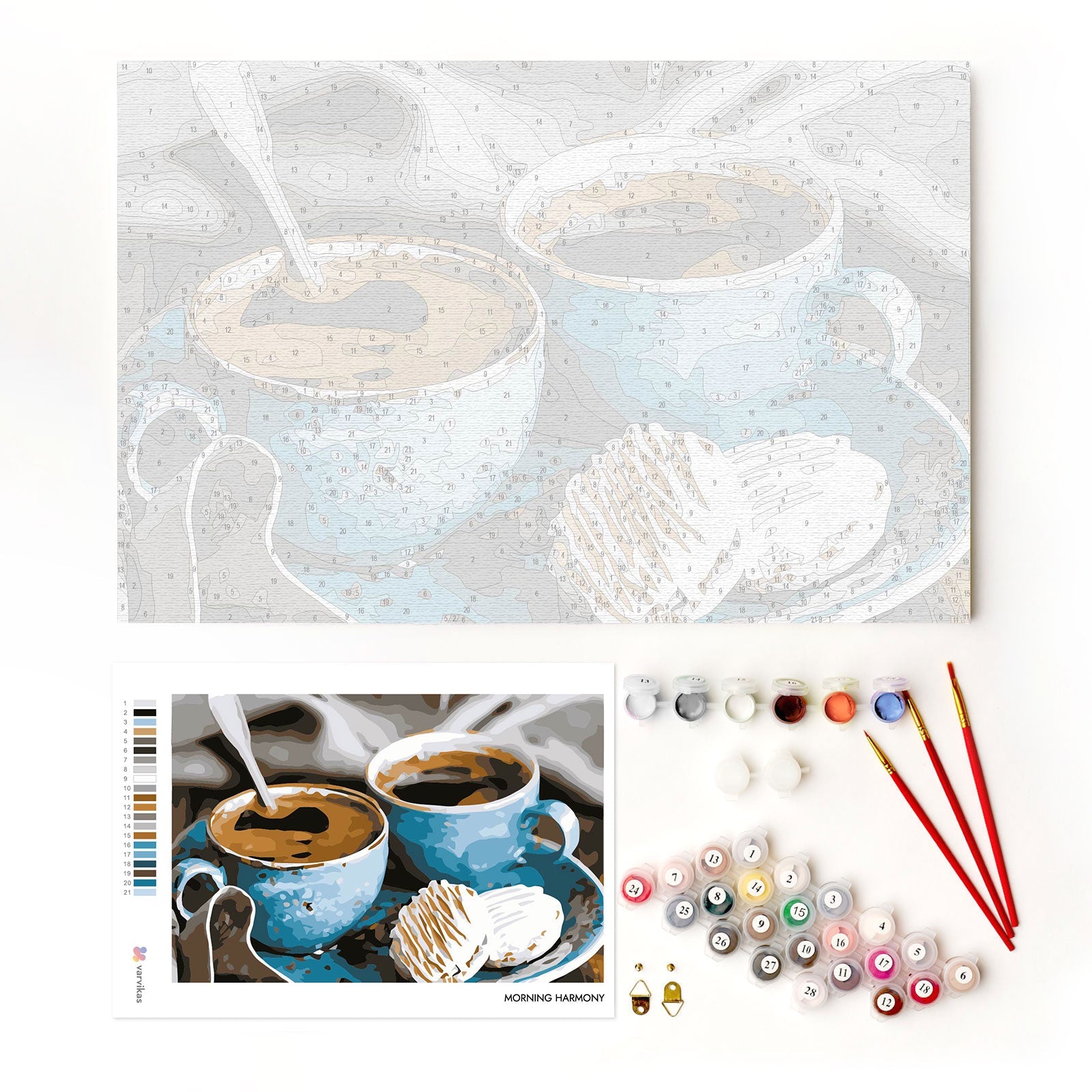 Paint by Numbers 20x30 cm | Morning harmony (MC1122e) – Painting by numbers | Varvikas.Shop