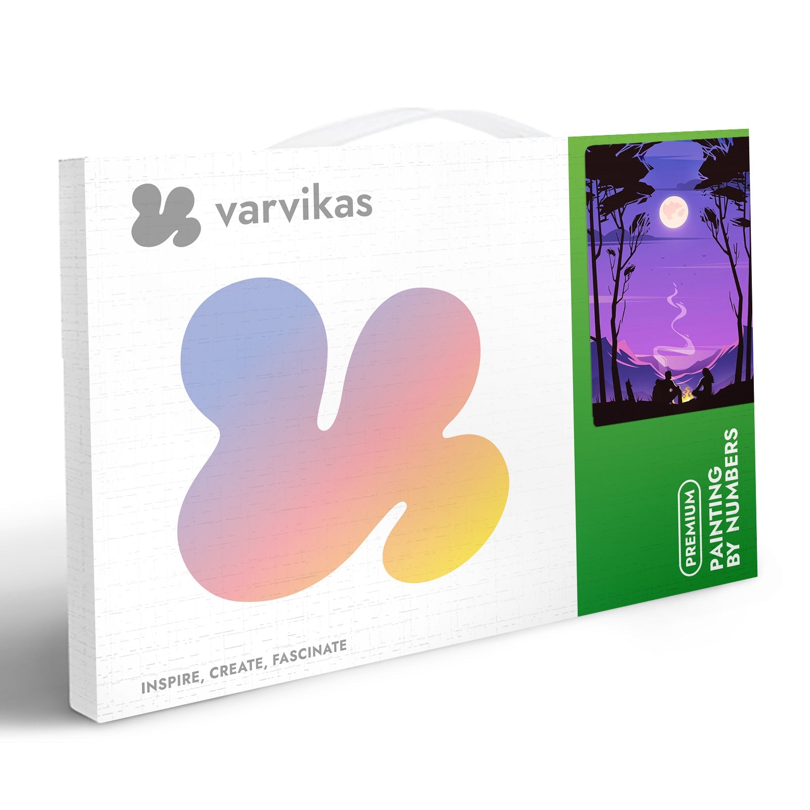 Paint by Numbers 20x30 cm | Night in the mountains (MC1127e) – Painting by numbers | Varvikas.Shop