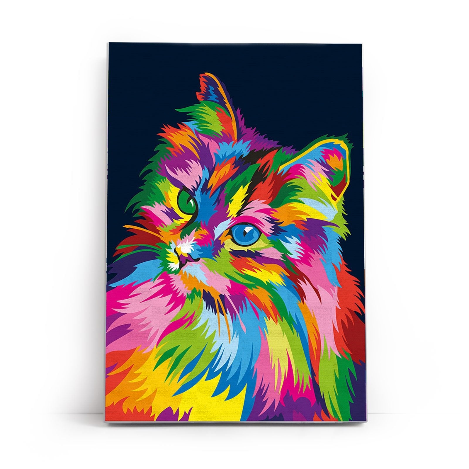 Paint by Numbers 20x30 cm | Through the eyes of a cat (MC1116e) – Painting by numbers | Varvikas.Shop