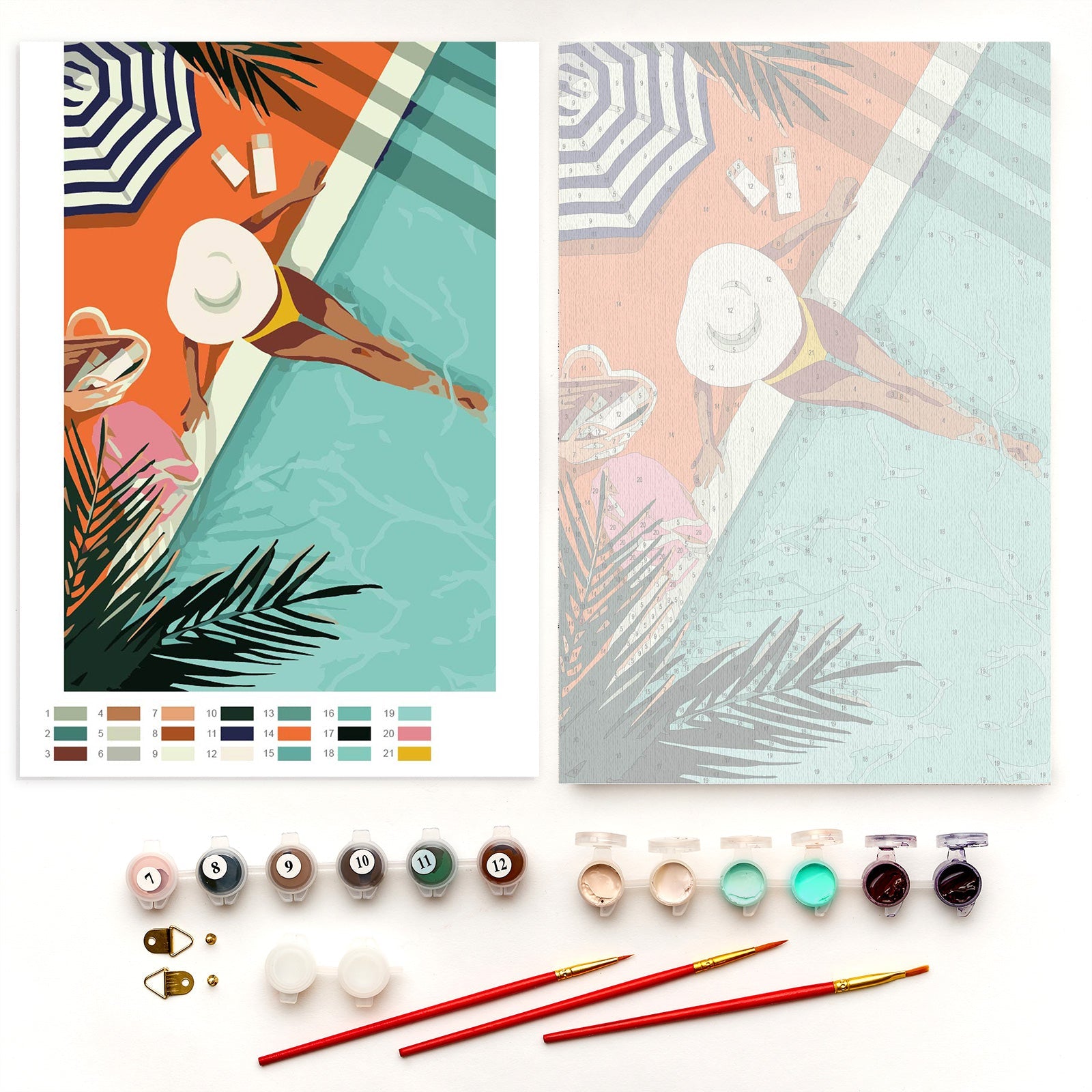 Paint by Numbers 20x30 cm | Vacation (MC1126e) – Painting by numbers | Varvikas.Shop