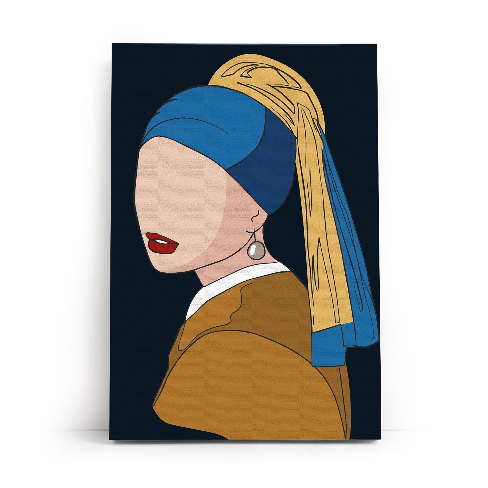 Paint by Numbers 20x30 cm | Woman with a pearl earring (MC1142e) – Painting by numbers | Varvikas.Shop