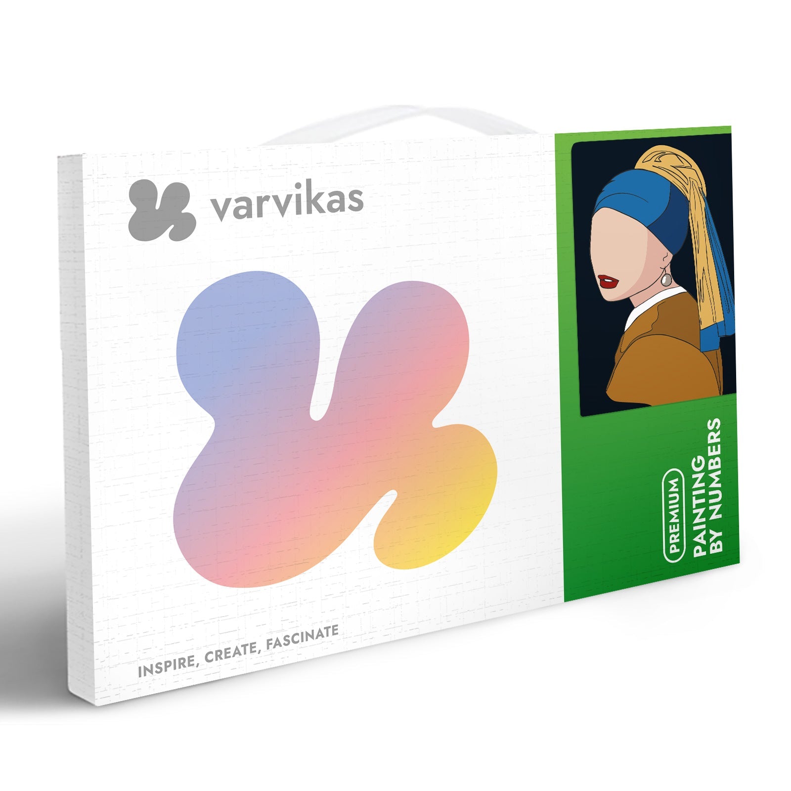 Paint by Numbers 20x30 cm | Woman with a pearl earring (MC1142e) – Painting by numbers | Varvikas.Shop