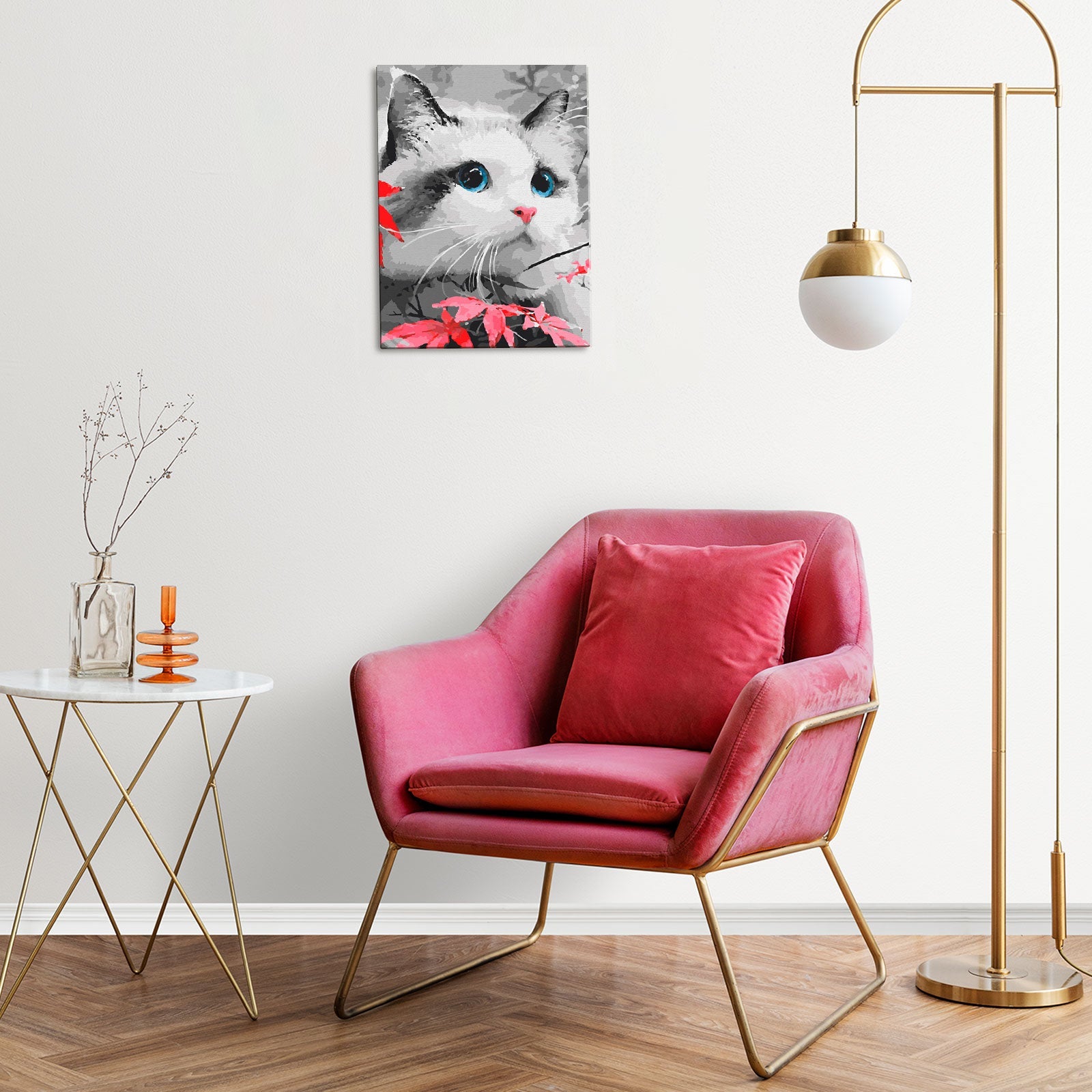 Paint by Numbers 30x40 cm | Blue eyes (ME1153e) – Painting by numbers | Varvikas.Shop