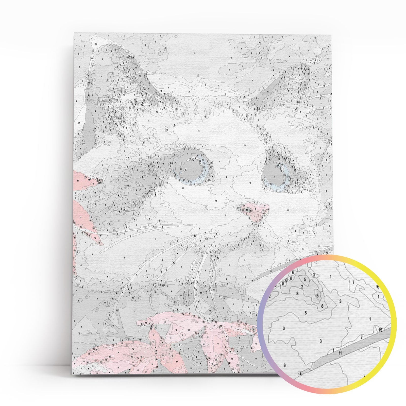 Paint by Numbers 30x40 cm | Blue eyes (ME1153e) – Painting by numbers | Varvikas.Shop