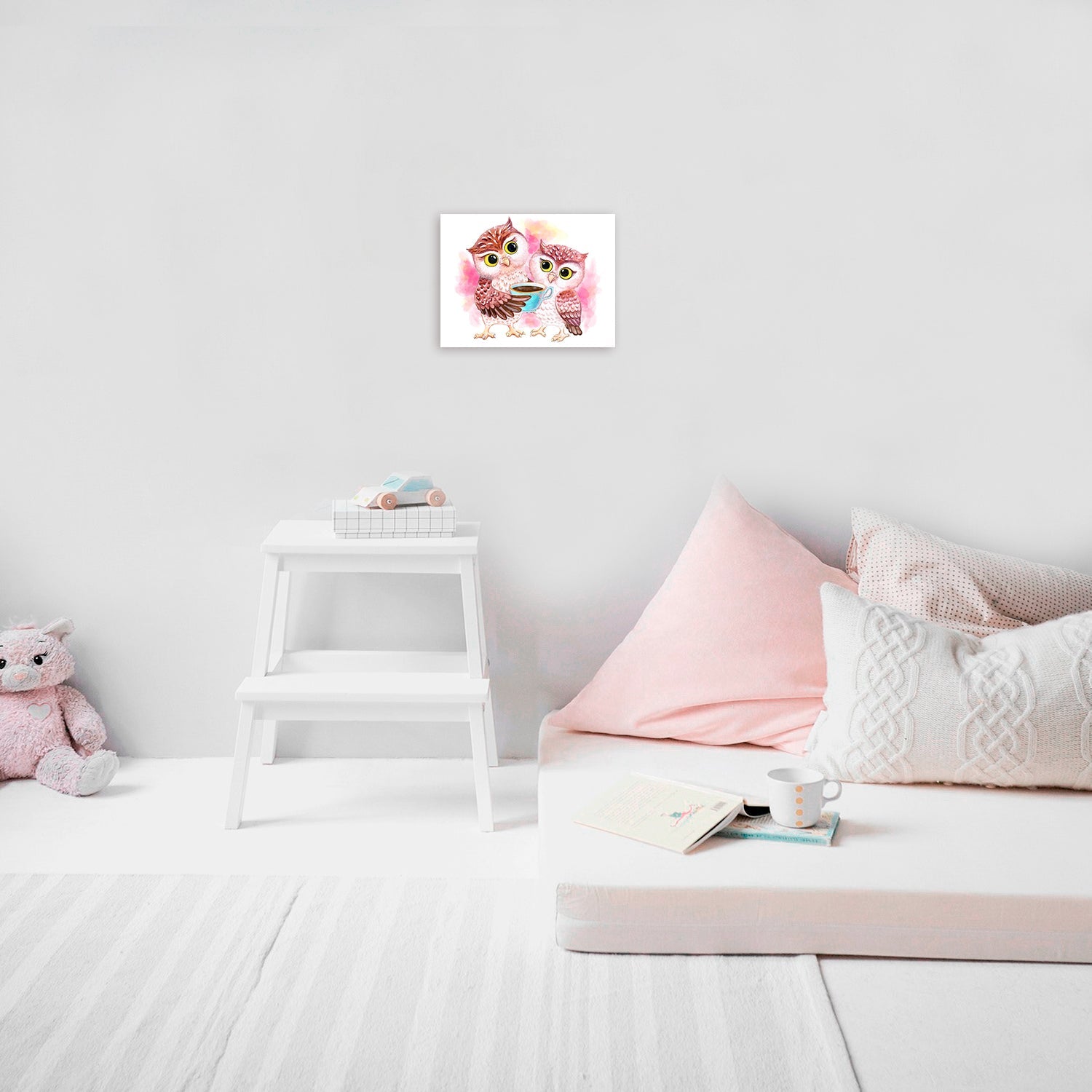 Paint by Numbers 30x40 cm | Cute Owls (ME1125e) – Painting by numbers | Varvikas.Shop