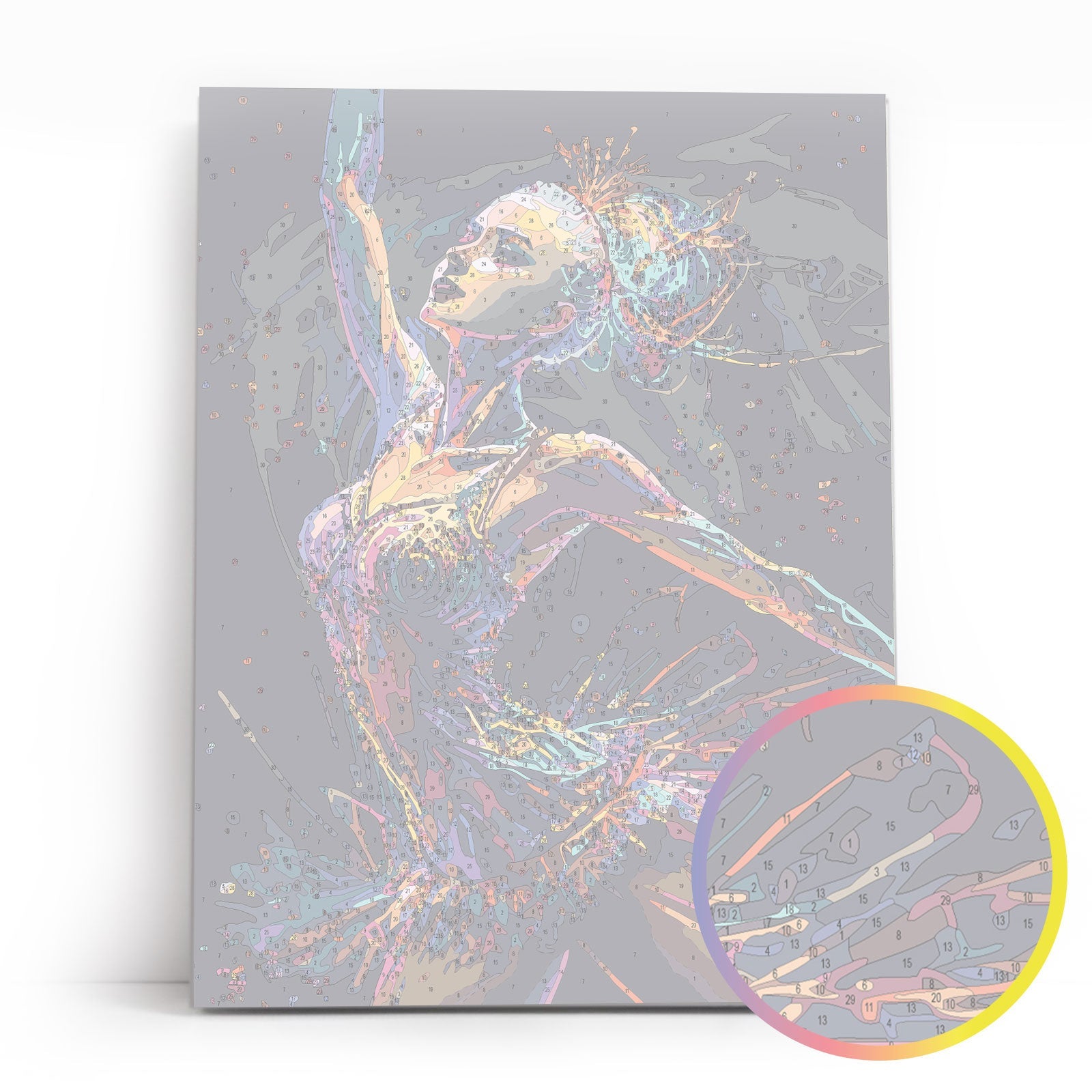 Paint by Numbers 30x40 cm | Dance energy (ME1160e) – Painting by numbers | Varvikas.Shop