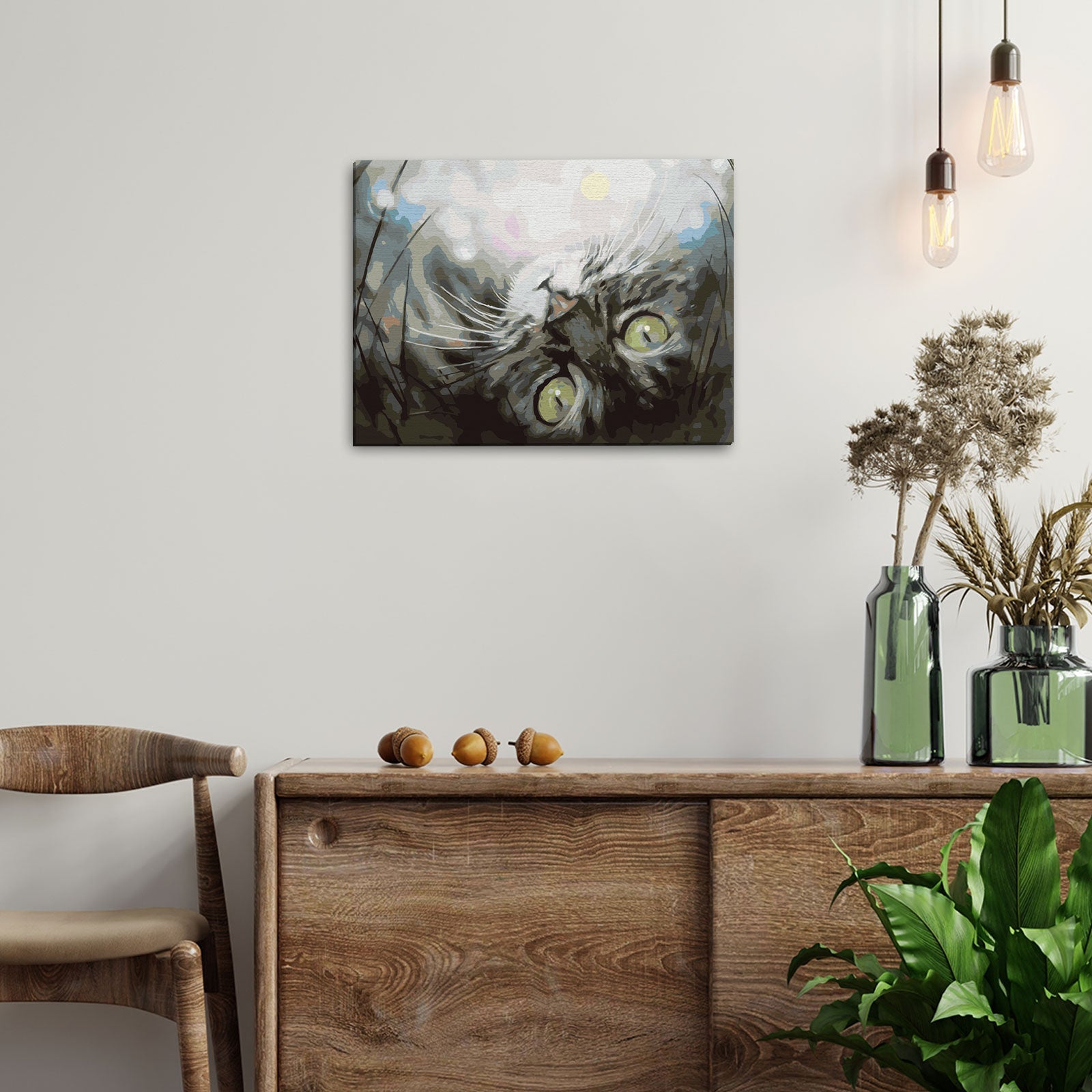 Paint by Numbers 30x40 cm | Dreaming Kitten (ME1074e) – Painting by numbers | Varvikas.Shop