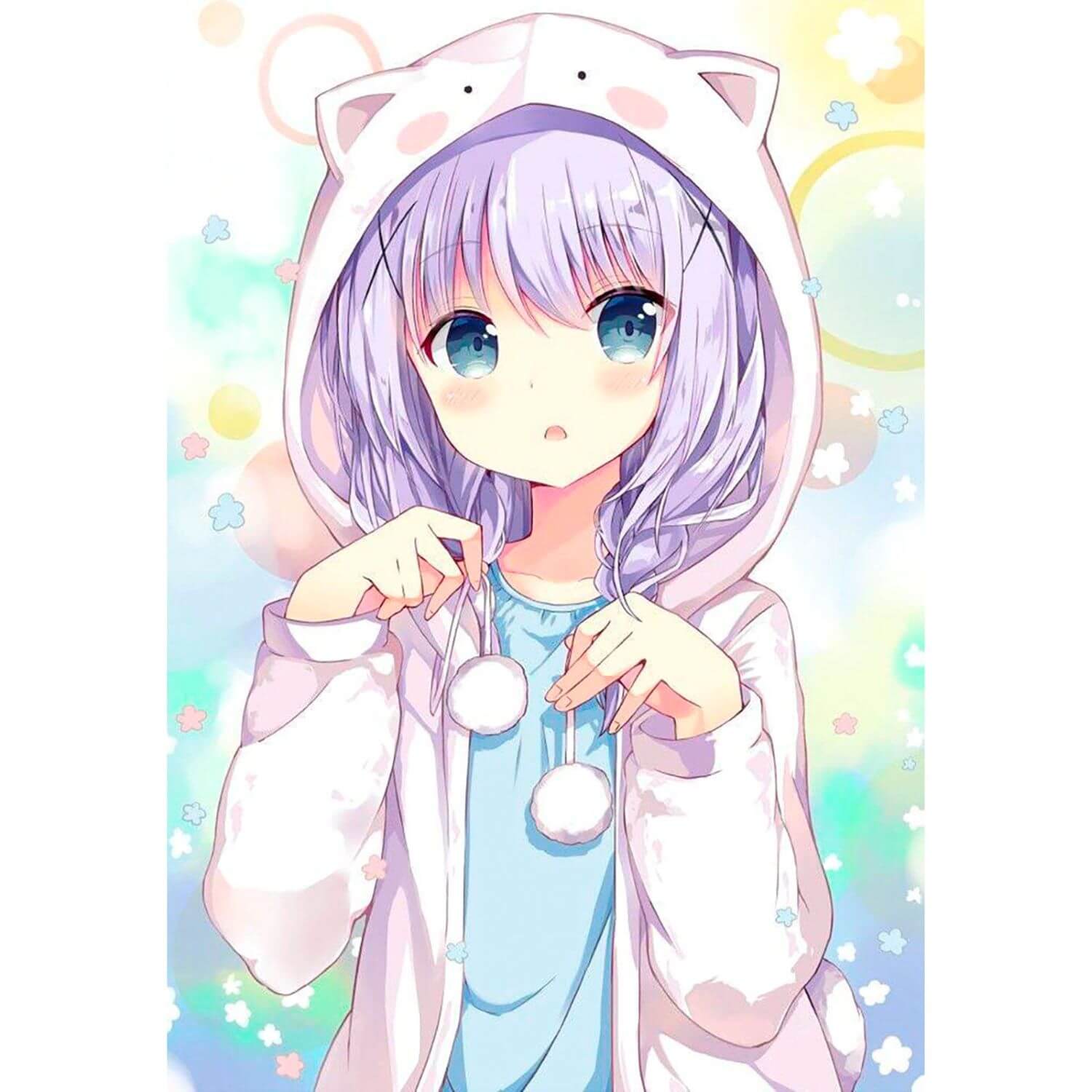 Paint by Numbers 30x40 cm | Girl's dreams (ME1168e) – Painting by numbers | Varvikas.Shop